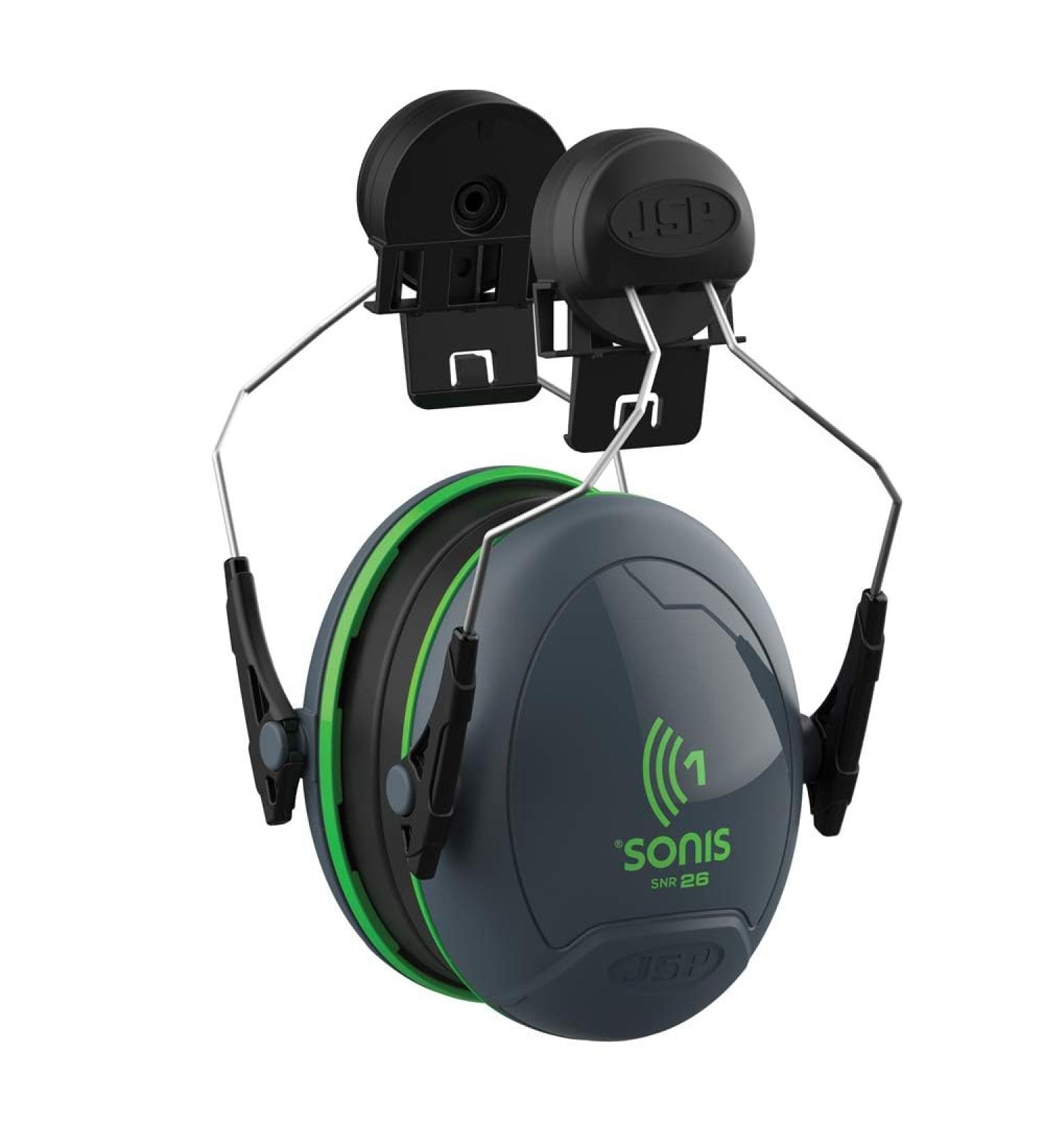 JSP Sonis 1 Hearing Protector - Helmet Mounted 26dB SNR | AEB010-0CY-800 - Buy Internationally - Buy Online on GoSupps.com