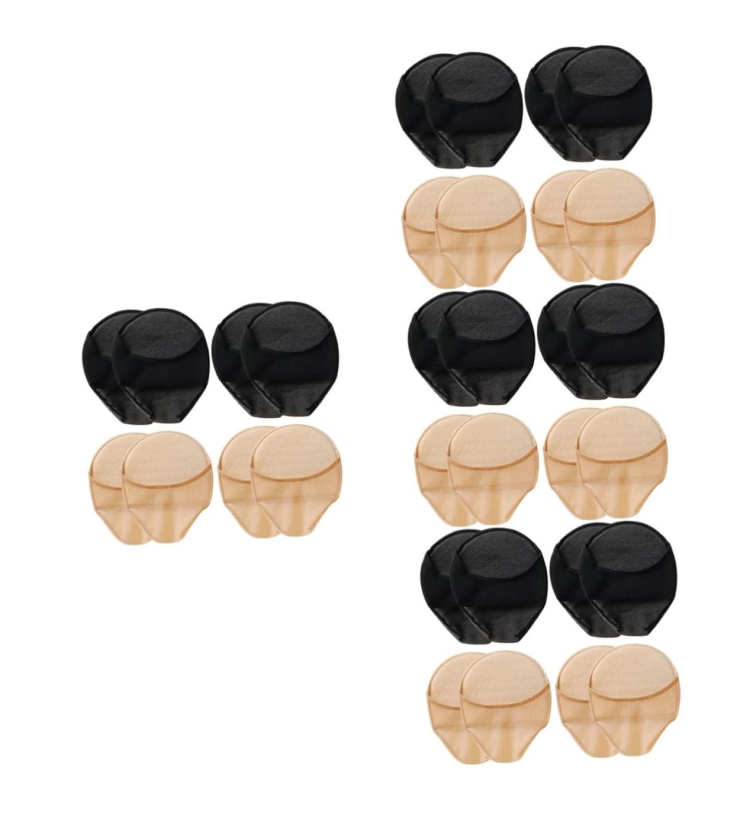 minkissy 16 Pairs Half Socks Ballet Socks Heel Caps for High Heels Metatarsal Cushions Ball Washable Metatarsal Pads Foot Protectors for Feet Non Socks Silicone Padded Breathable Women's - Buy Online on GoSupps.com
