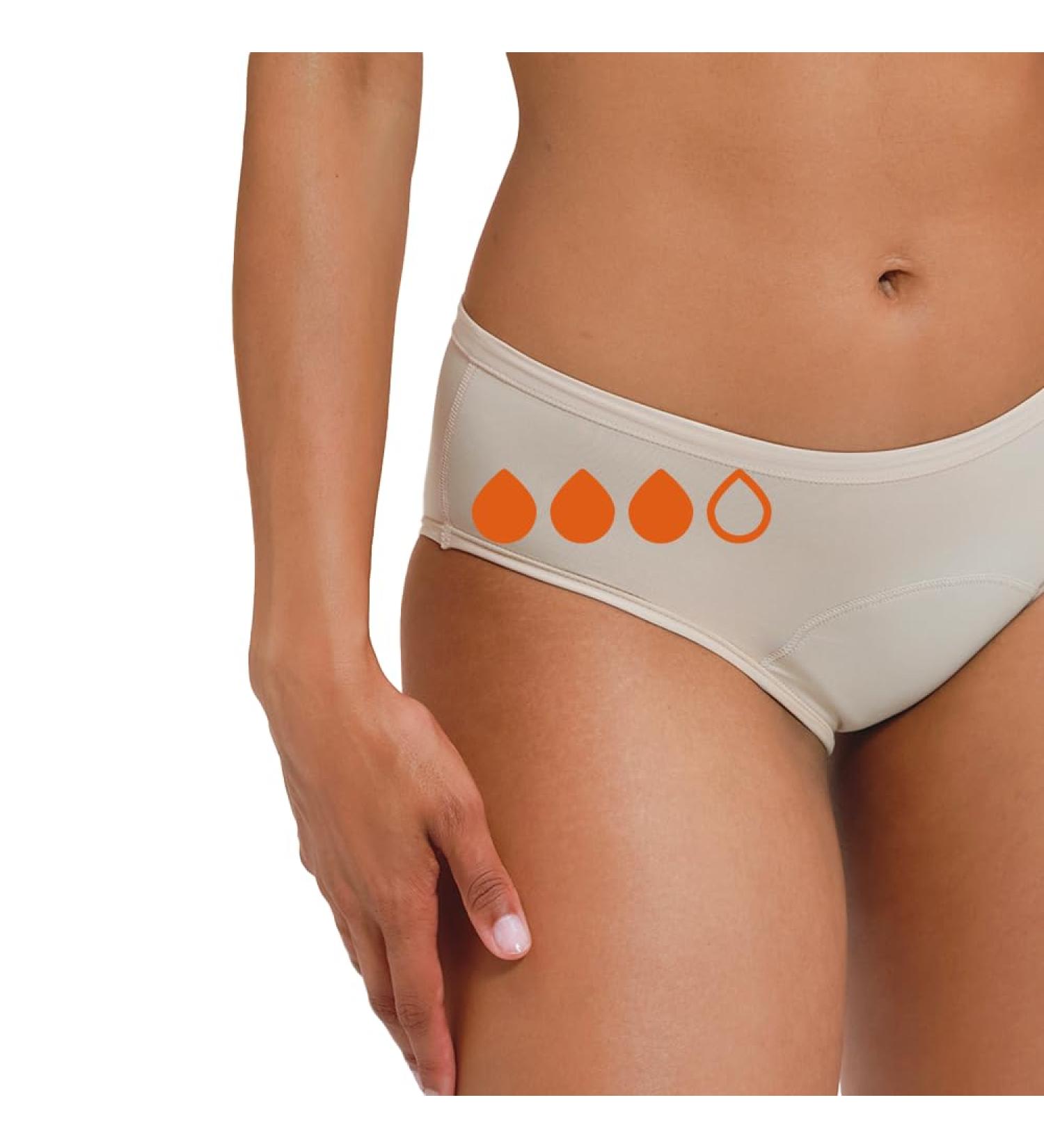 Snuggs Classic Menstrual Underwear for Strong Bleeding | Thin & Absorbent | Sustainable Recycled Nylon | Made in EU | XL Beige Option - Buy Online on GoSupps.com
