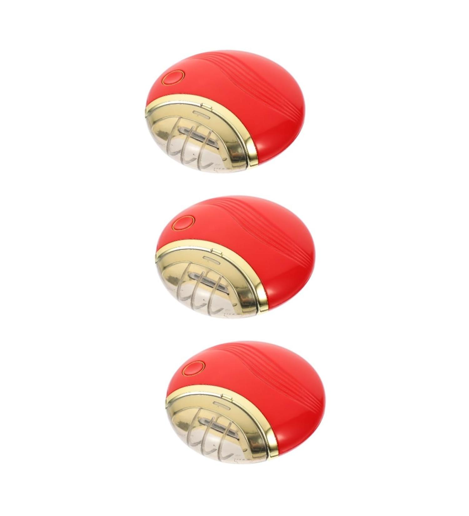 Healeved 3 Sets Electric Manicure Cuticle Home Decor Pedicure Clippers Fingernail Nail File Nail Art Kit para U as Pedicure Kit Manicure Kit Nail Clippers Abs Red Aldult - Buy Online on GoSupps.com