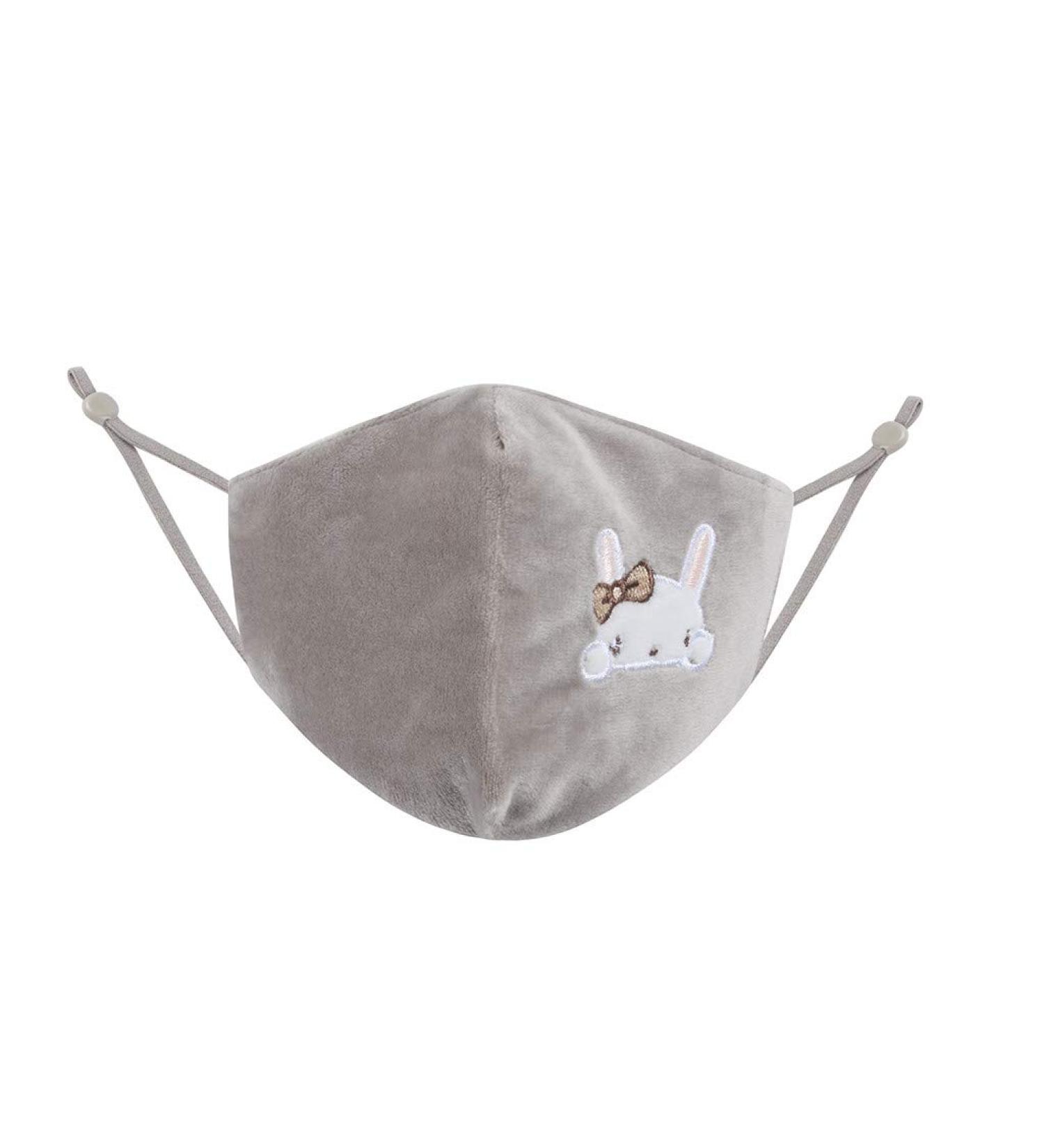 Yliquor Face Mask Reusable Protective Fabric Face Cover Children Outdoor Washable Embroidery Warm Protection Winter (1 pc Khaki) - Buy Online on GoSupps.com
