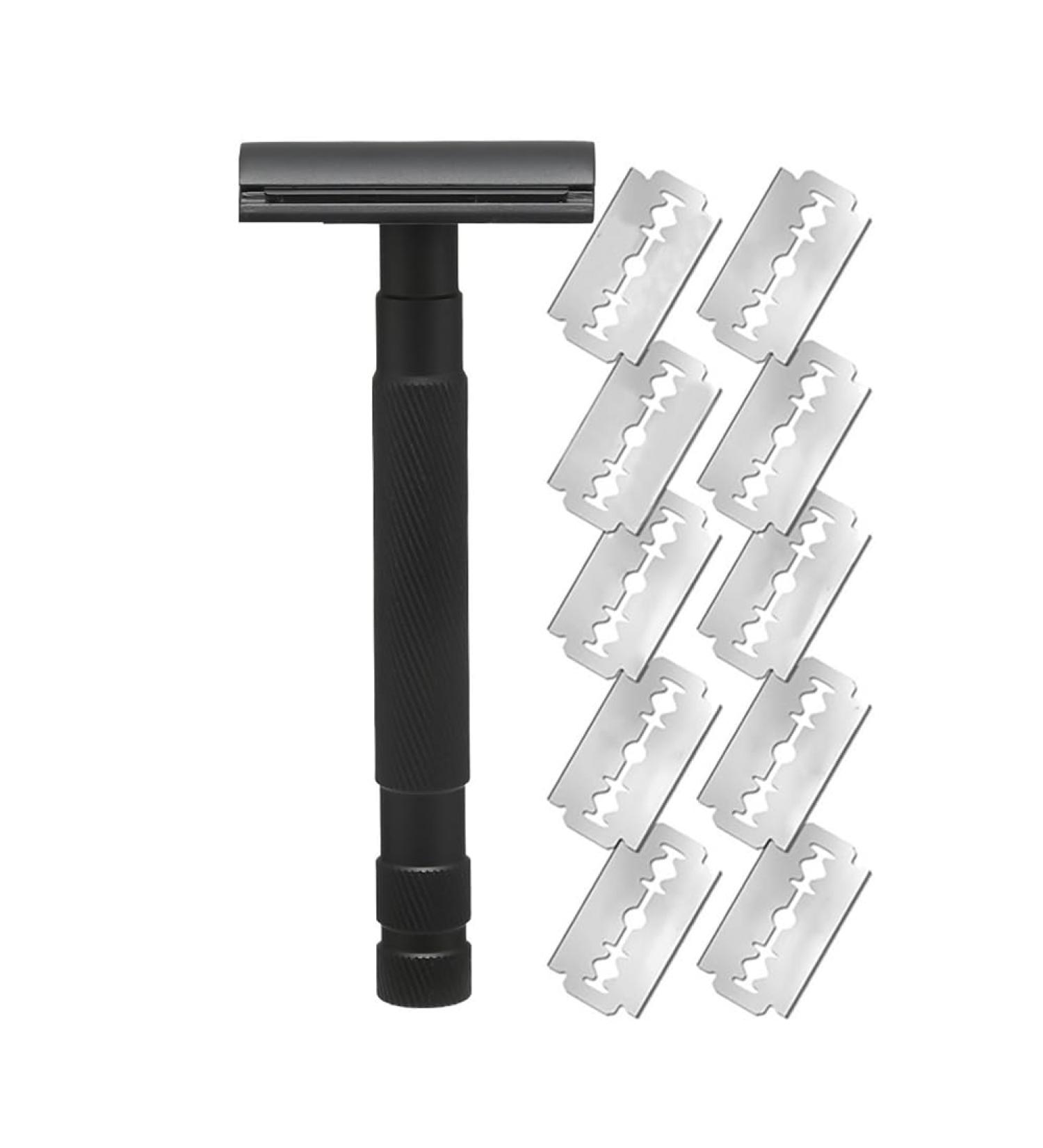 Buy Lckiioy Durable Reusable Safety Razors - Stainless Steel Double-Sided Blades for Eco-Friendly Shaving - Buy Online on GoSupps.com