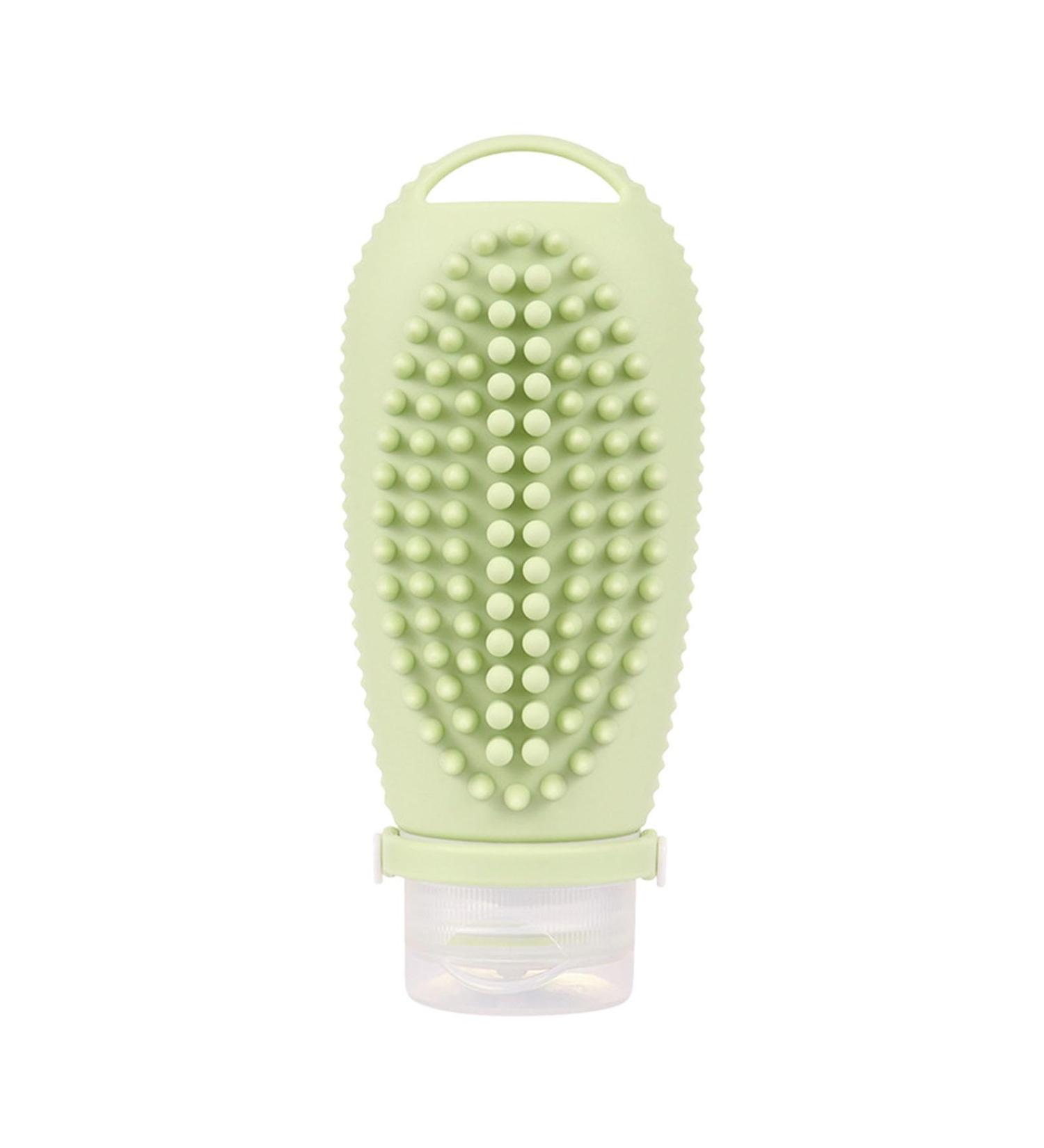 Magidal Portable Hair Shampoo Brush - Scalp Massager for All Hair Types | Creative Gift for Men & Women | 100ml - Green - Buy Online on GoSupps.com