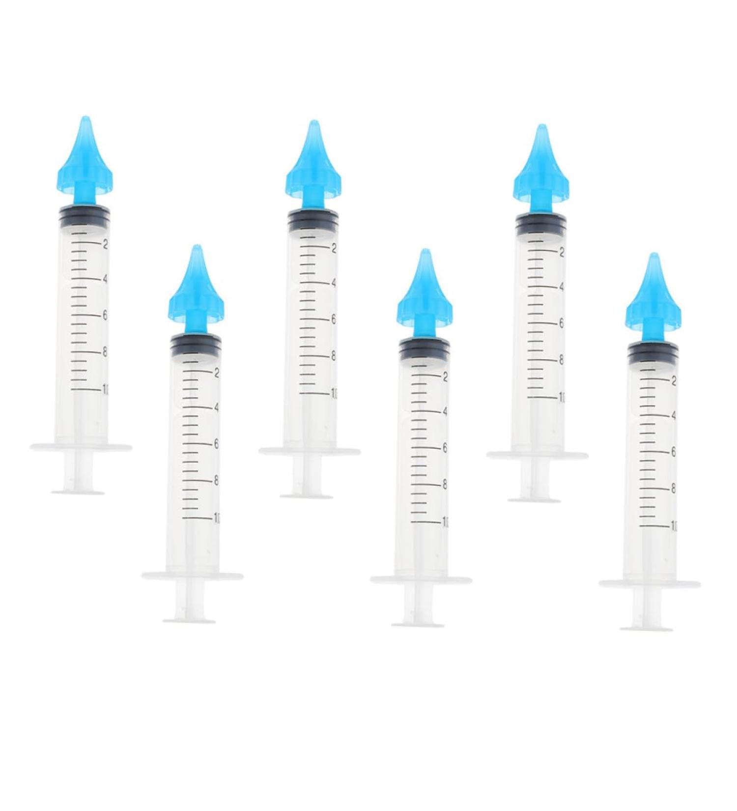 SOLUSTRE 6pcs Ear Wax Removal Tools Safe Gentle Ear Cleaning Irrigation System Premium Smooth Nozzle for Comfortable Use - Buy Online on GoSupps.com