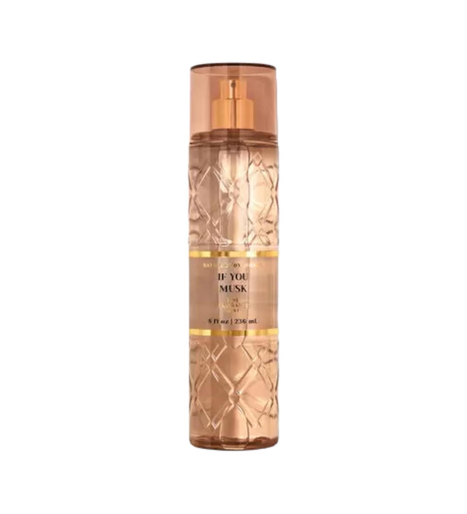 Bath & Body Works Fine Fragrance Body Spray Mist 8 oz (If You Musk) If You Musk 8 Fl Oz (Pack of 1)