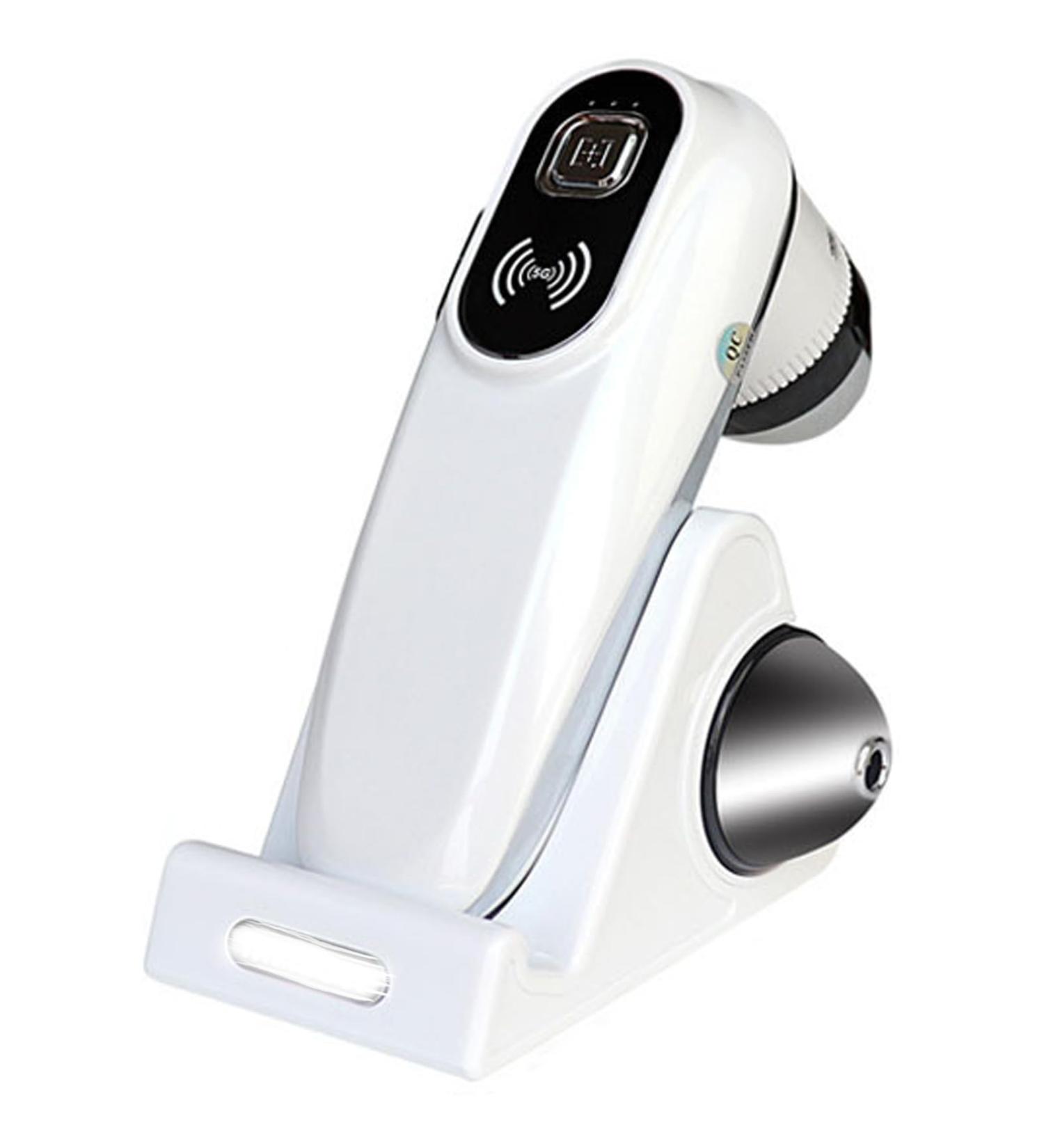 Professional Skin & Hair Analyzer - 5 in 1 WiFi 50x/200x Lens Portable Scalp Detector 1000w Pixels for Follicle & Oil Moisture Testing - Optimal Skin Pigment Tester White - Buy Online on GoSupps.com