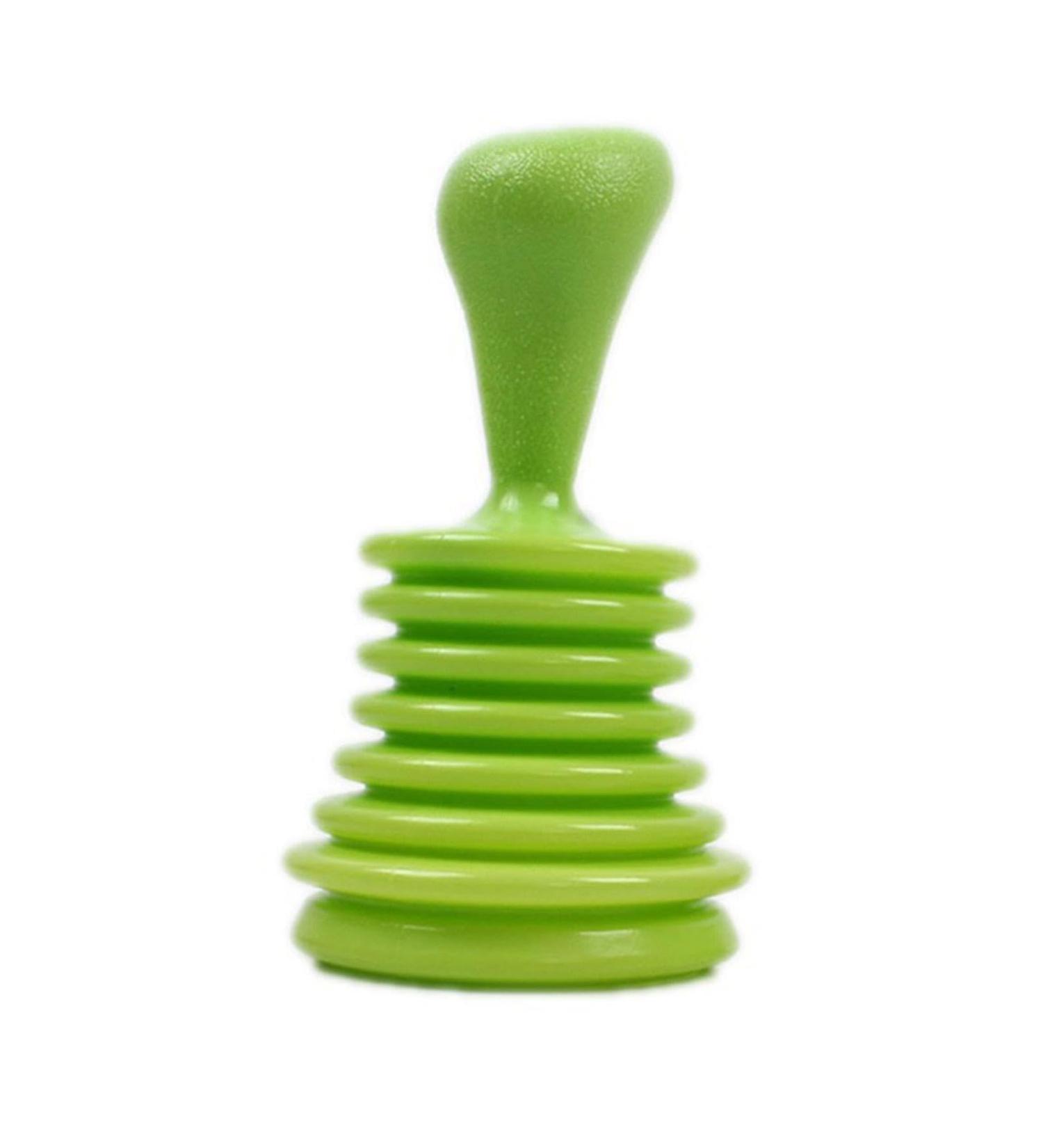 Shower Plunger | Handy Suction Cup Cleaner for Pipeline Bathroom Drain Cleaner Tool for Unclogging Slow Sinks Tubs and Showers Small and Powerful Green - Buy Online on GoSupps.com