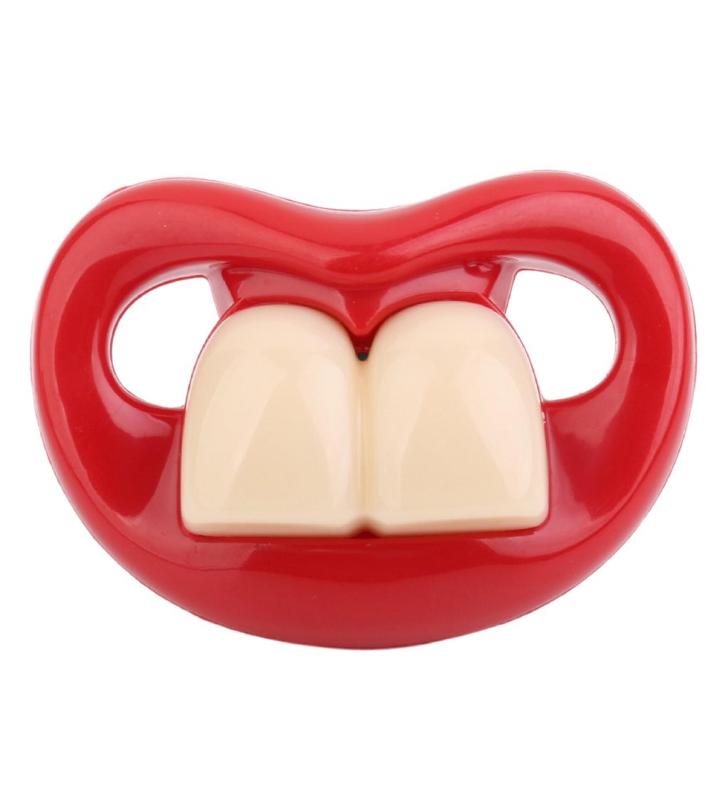Funny Bucktooth Silicone Baby Pacifier - Orthodontic Infant Nipple for Safe & Fun International Shipping - Buy Online on GoSupps.com