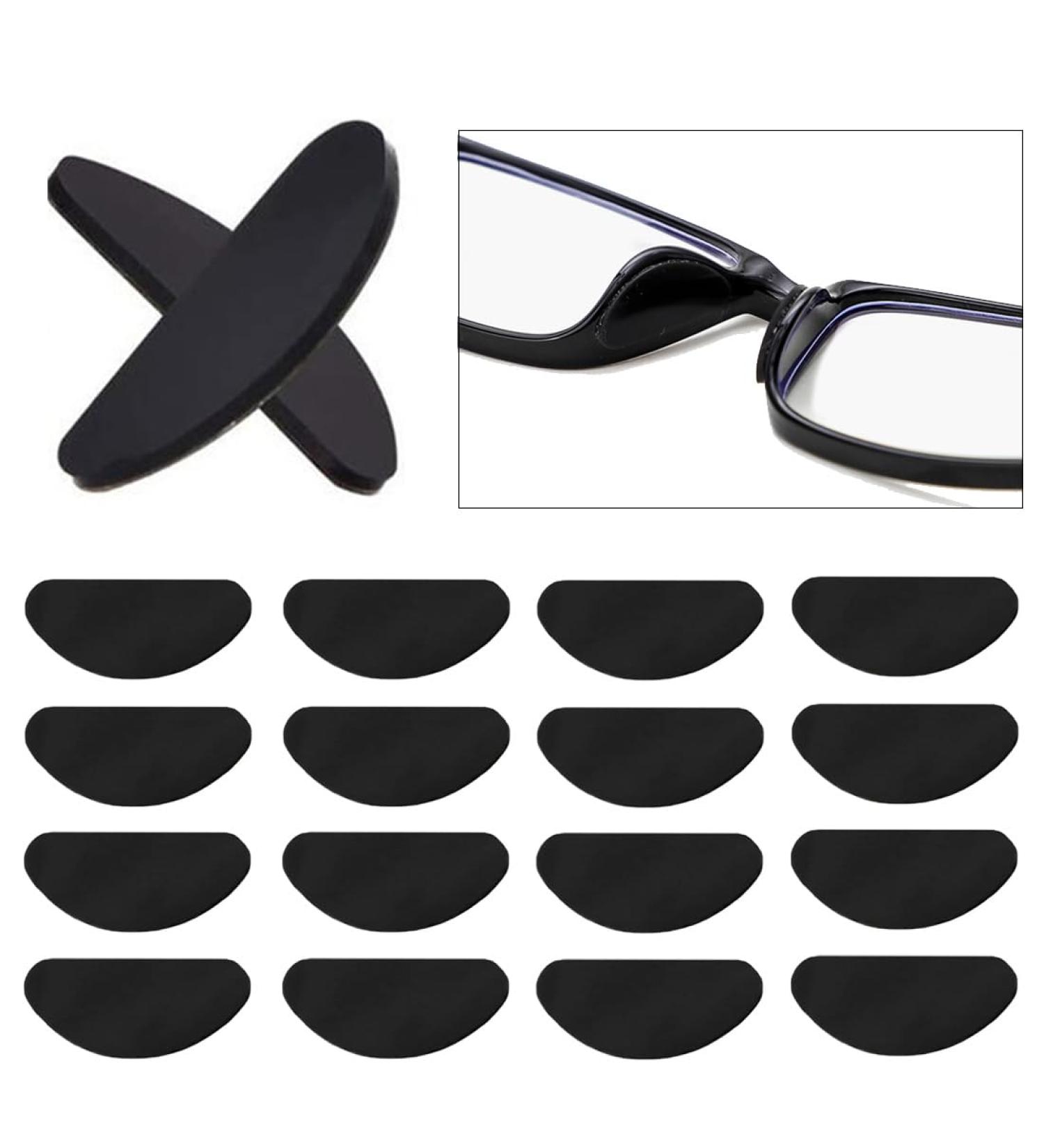 WKRTDY Silicone Anti-Slip Nose Pads - 20 Pairs Self-Adhesive Comfort for Glasses & Sunglasses Ideal for Full Frame Fit - Buy Online on GoSupps.com