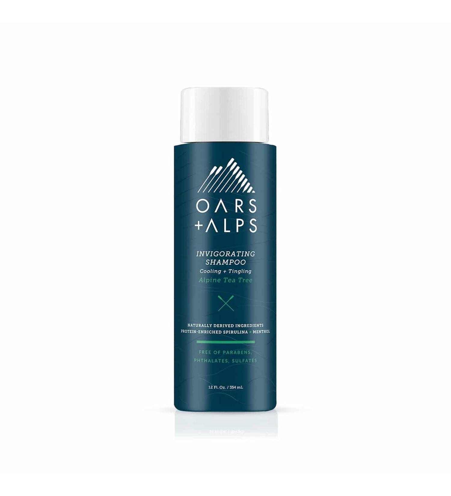 Oars + Alps Men's Sulfate Free Hair Shampoo - Alpine Tea Tree Infused - 12 Fl Oz - Buy Online on GoSupps.com