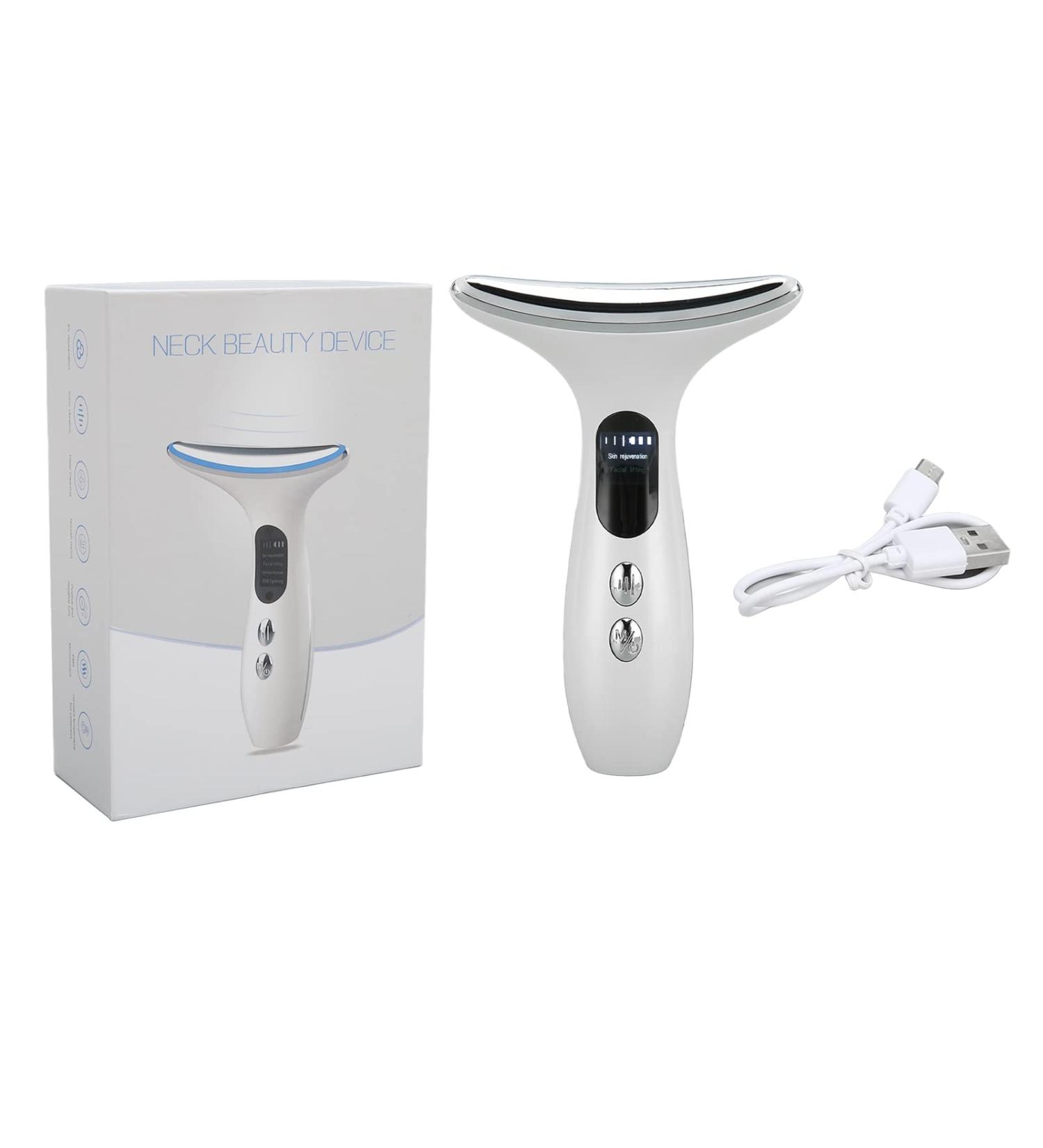 Neck Lifting Massager - Micro Frequency Vibration 3 Modes for Skin Tightening & Anti-Wrinkle Beauty Device - International Shipping Available - Buy Online on GoSupps.com