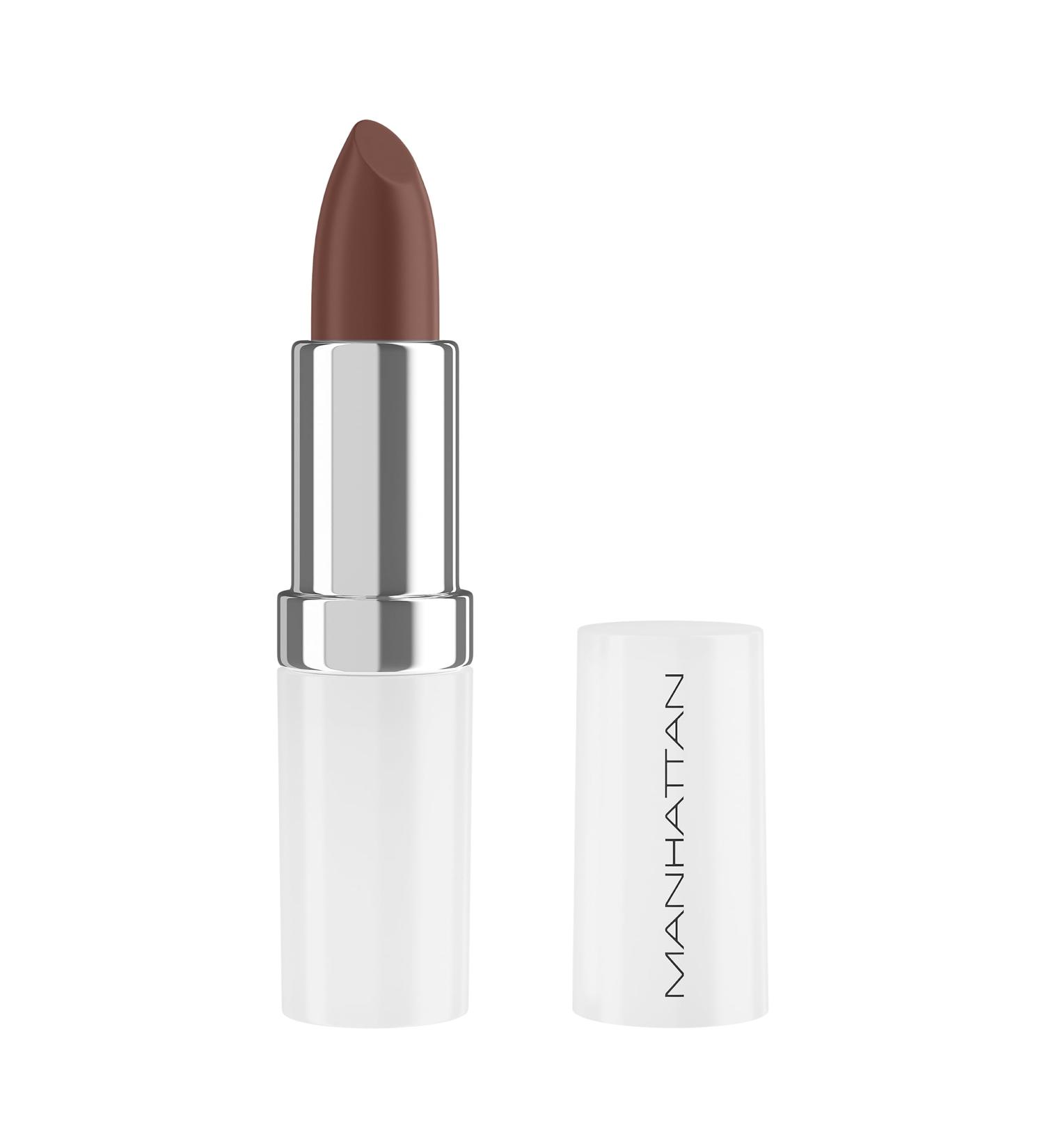 Manhattan Lasting Perfection Satin Lipstick 320 Crushed Cinnamon Lipstick for intense long-lasting color and moisturizing care - Buy Online on GoSupps.com