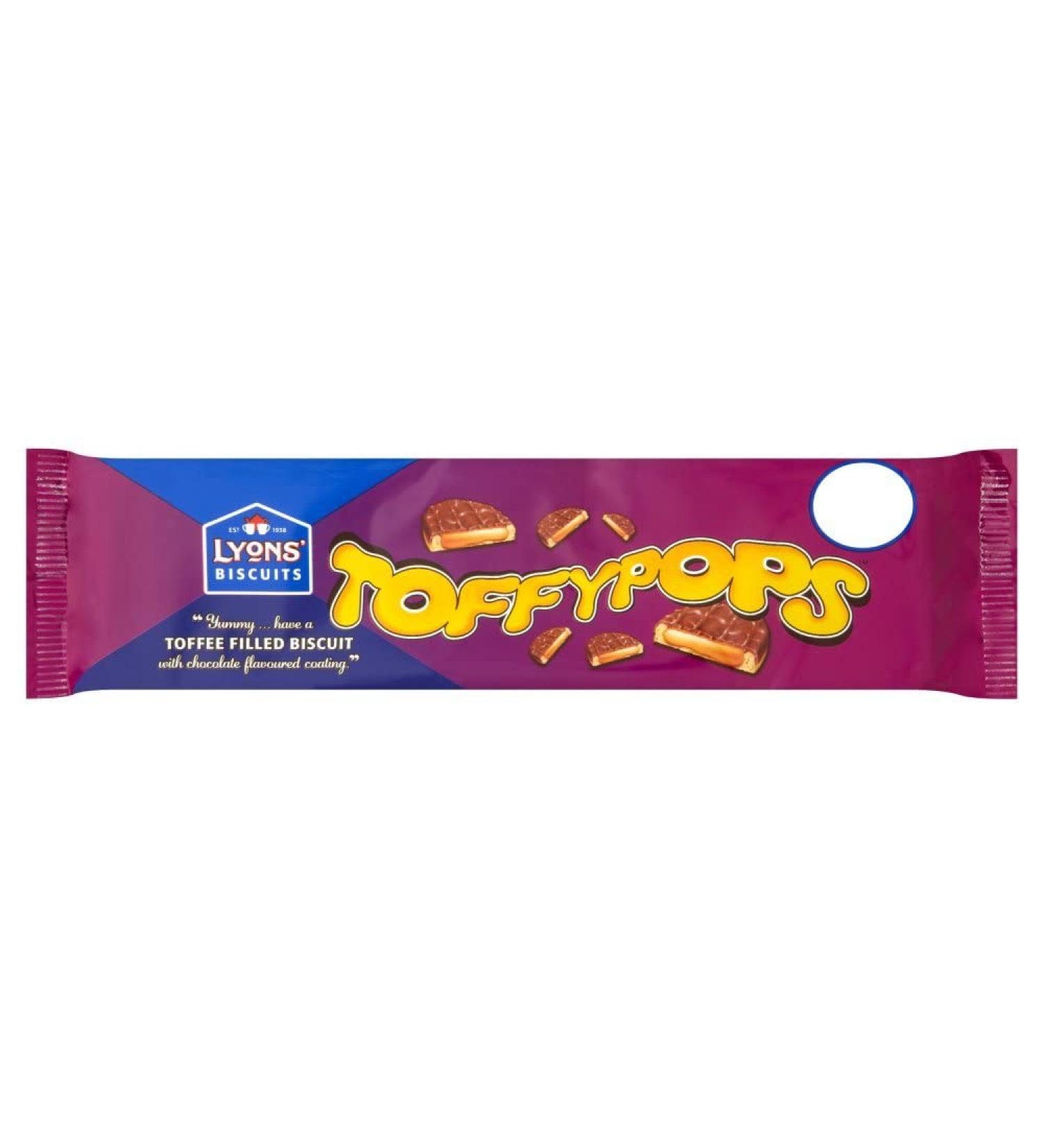 Lyons Toffee Pops 120g x 4