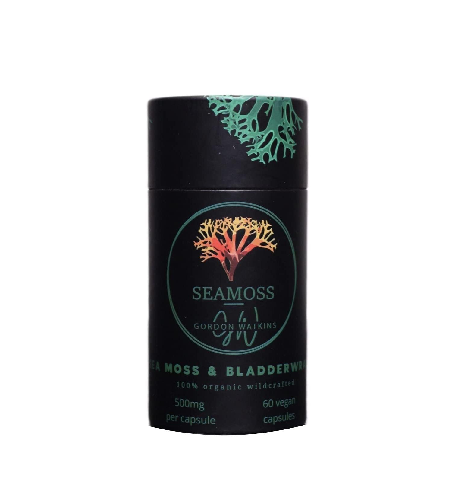 Wildcrafted Sea Moss Capsules - 1000mg Day | 60 Vegan Capsules | Non-GMO | Dr Sebi Approved - Buy Online on GoSupps.com
