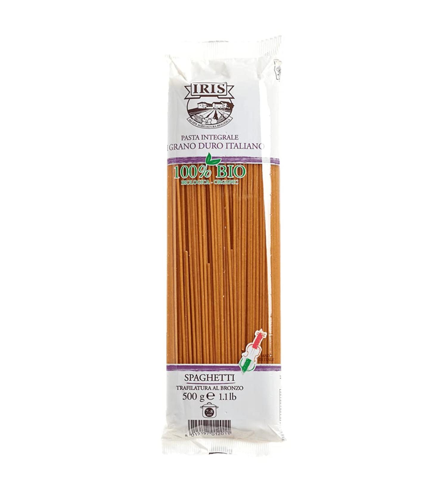 Organic Whole Wheat Spaghetti 500g Iris