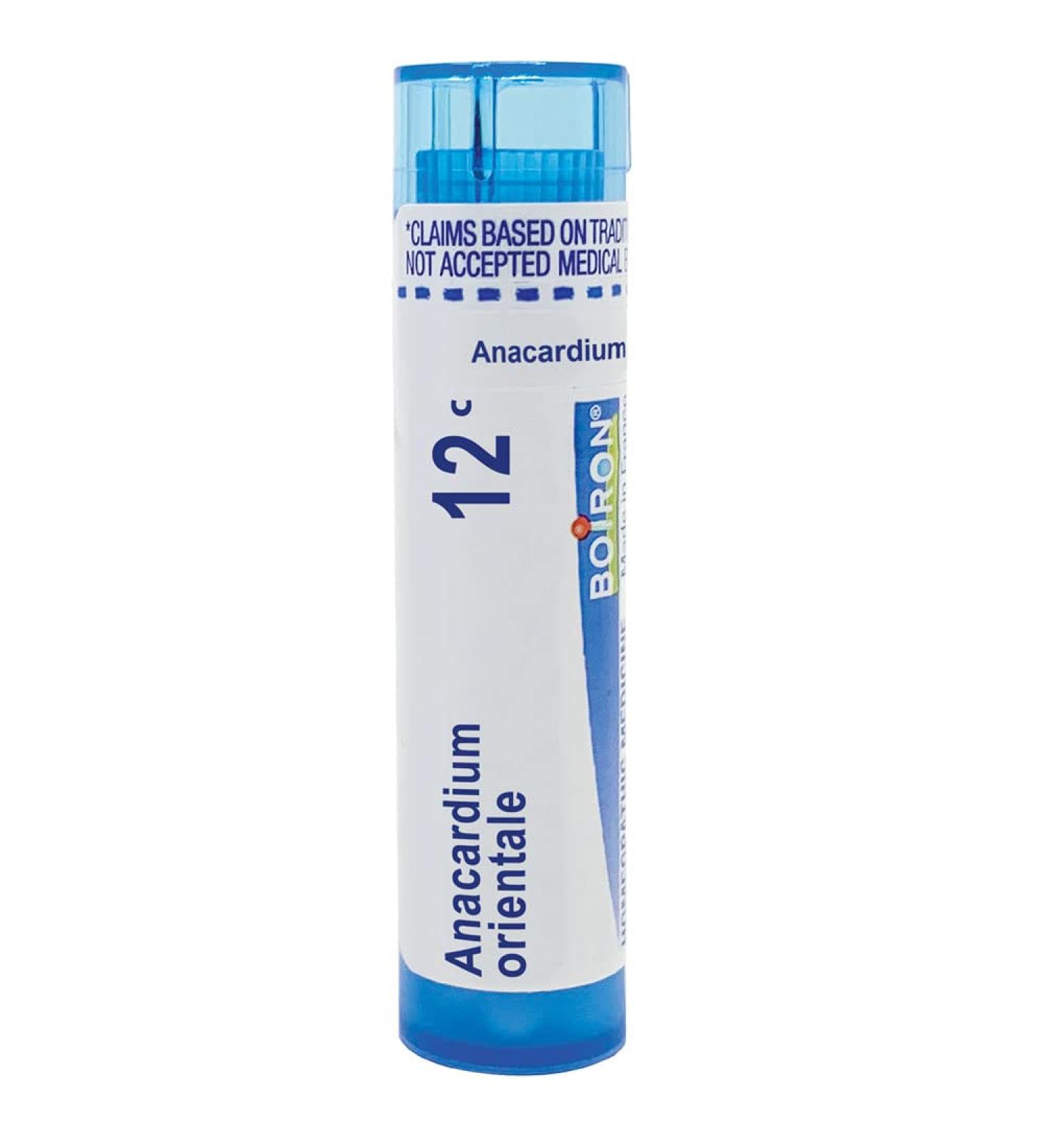 Boiron Anacardium Orientale 12C - Natural Remedy for Indigestion from Overeating | 80 Pellets - International Shipping Available - Buy Online on GoSupps.com