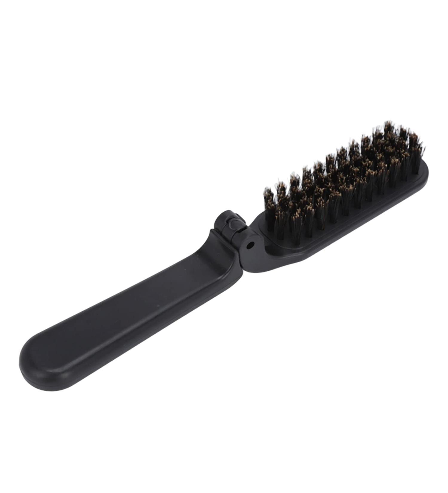 Foldable Waterproof Antistatic Hairbrush | Travel-Friendly Styling Brush for Men - Daily Care & Cleaning - Buy Online on GoSupps.com