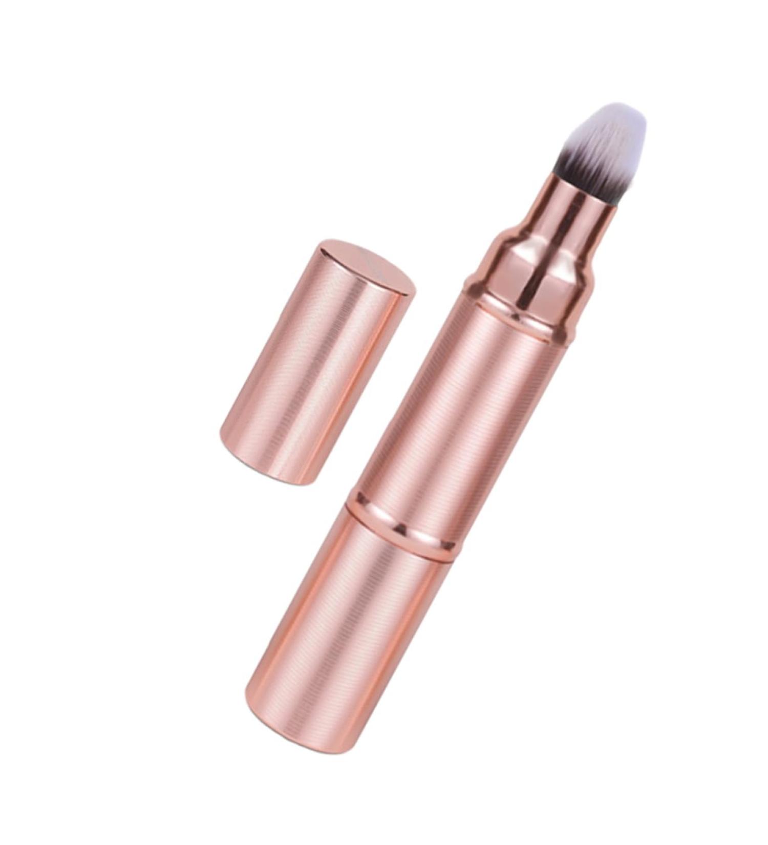 SOESFOUFU Double-ended Makeup Brush Makeup Powder Brush Loose Powder Brushes Liquid Brush Powder Blush Brush Concealer Brush Retractable Makeup Brush Travel Mix Plastic Applicator - Buy Online on GoSupps.com