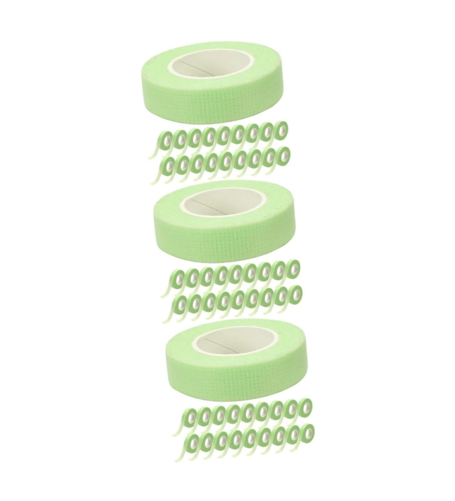 POPETPOP 60 Rolls Adhesive Eyelash Tape Lash Grafting Tape Lash Supplies Sensitive Tape for Lash Extensions Green Tape Professional Lash Tape Eye Shadow Grid Non-woven Fabric - Buy Online on GoSupps.com