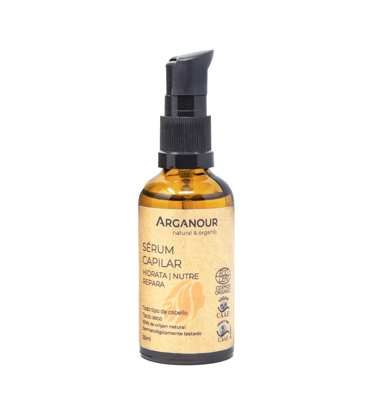 Hair Serum Argan Oil 50ml - Nourishing Hair Treatment for Shine & Hydration | Buy Online - Worldwide Shipping - Buy Online on GoSupps.com