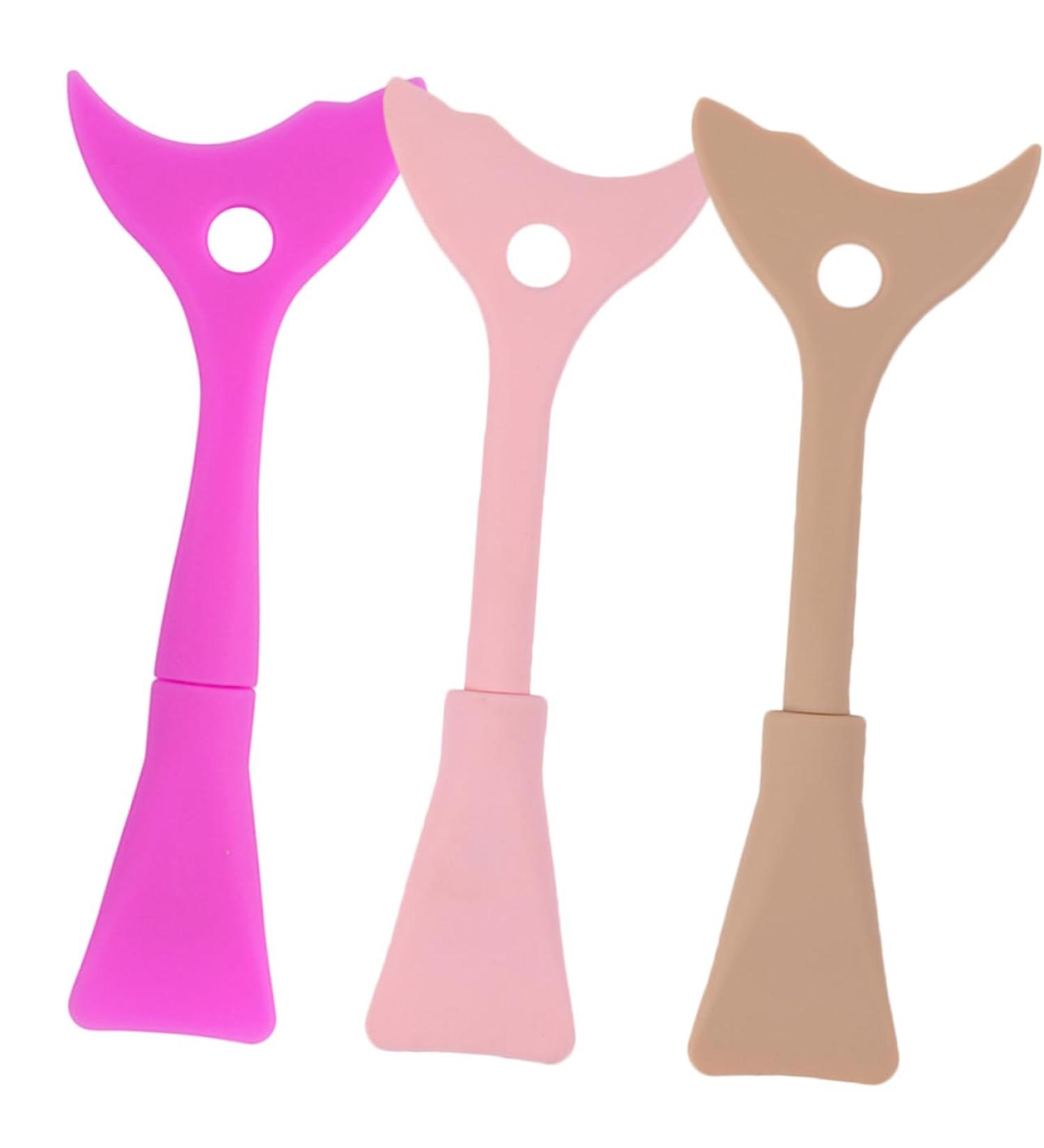 Angoily 3pcs Eyeliner Eyeshadow Baffle Lash Comb Separator Mascara Comb Silicone Eyeliner Make up Shield - Buy Online on GoSupps.com