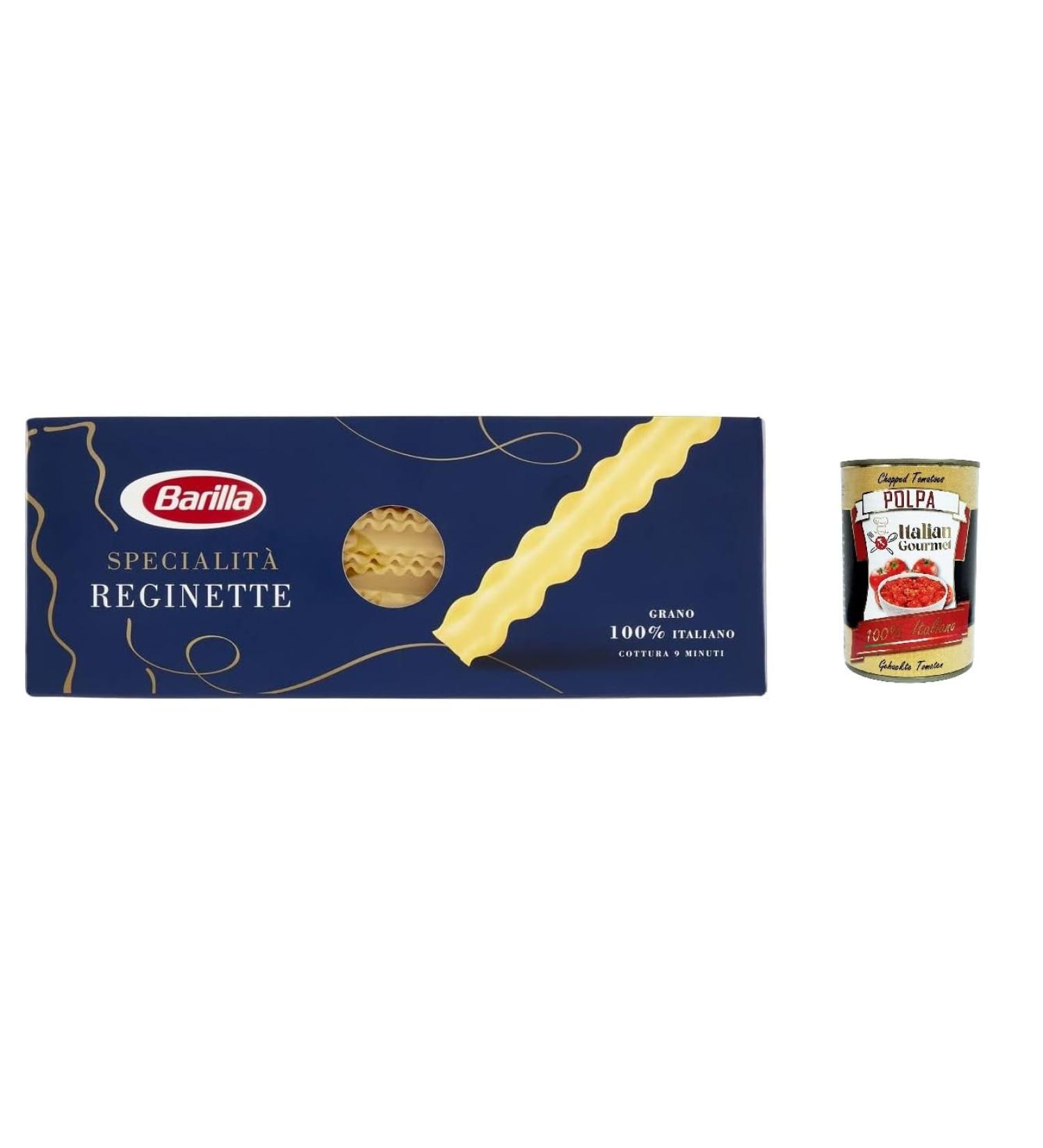  Italian Gourmet E.R. Pack of 5 100% Italian pastas: Reginette Napoletane 500g + Italian Gourmet Polpa 400g - Buy Online on GoSupps.com