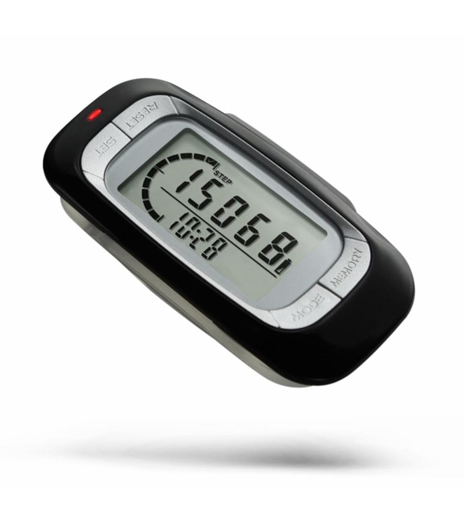 Fivtsme 3D Pedometer Clip - Step Counter for Walking | Simple Large Display Fitness Tracker for Men & Women | No App or Phone Required - Buy Online on GoSupps.com