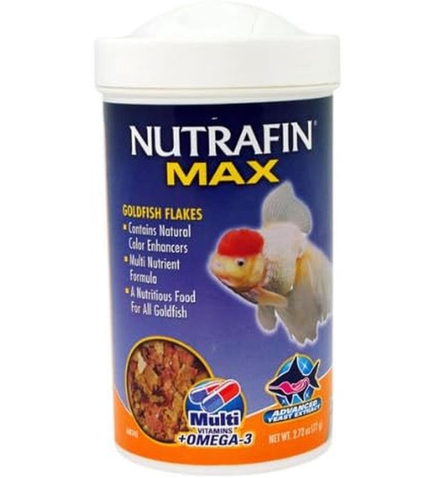 Nutrafin A6834 Max Goldfish Flakes 2.72-Ounce