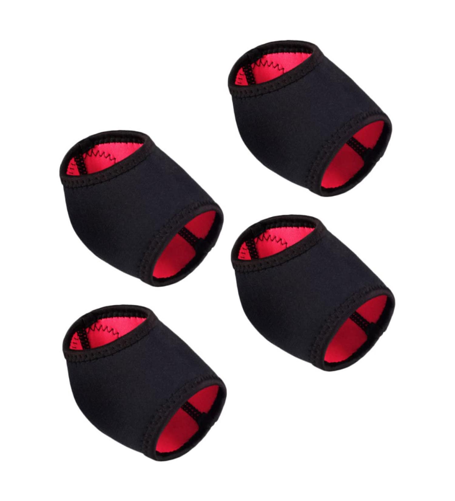 FOMIYES Heel Socks - 8 Pairs Soccer Ball Foot Protectors Ankle Pads & Cushions for Men & Women - Plantar & Heel Support Warm Cloth Inserts - Buy Online on GoSupps.com