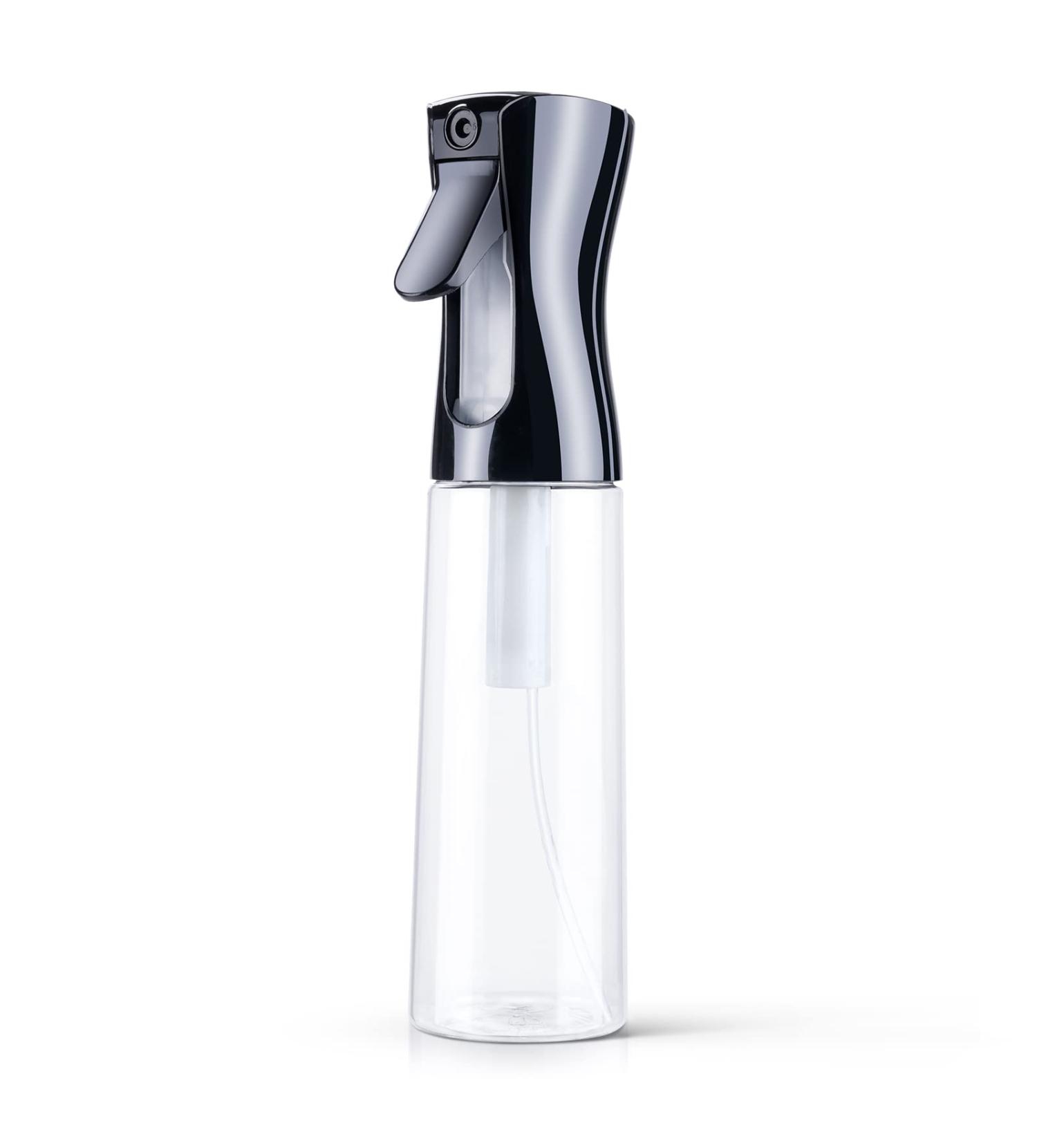 Uraqt 300ml Hair Spray Bottle - Black & Transparent | Professional Salon Water Spray for Hairdressers - Buy Online on GoSupps.com