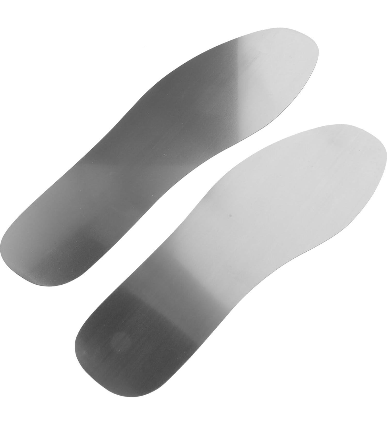 Stainless Steel Anti-Nail Insoles | Flexible Puncture Resistant Arch Support Inserts for Men & Women - 26X8.5CM - Buy Online on GoSupps.com