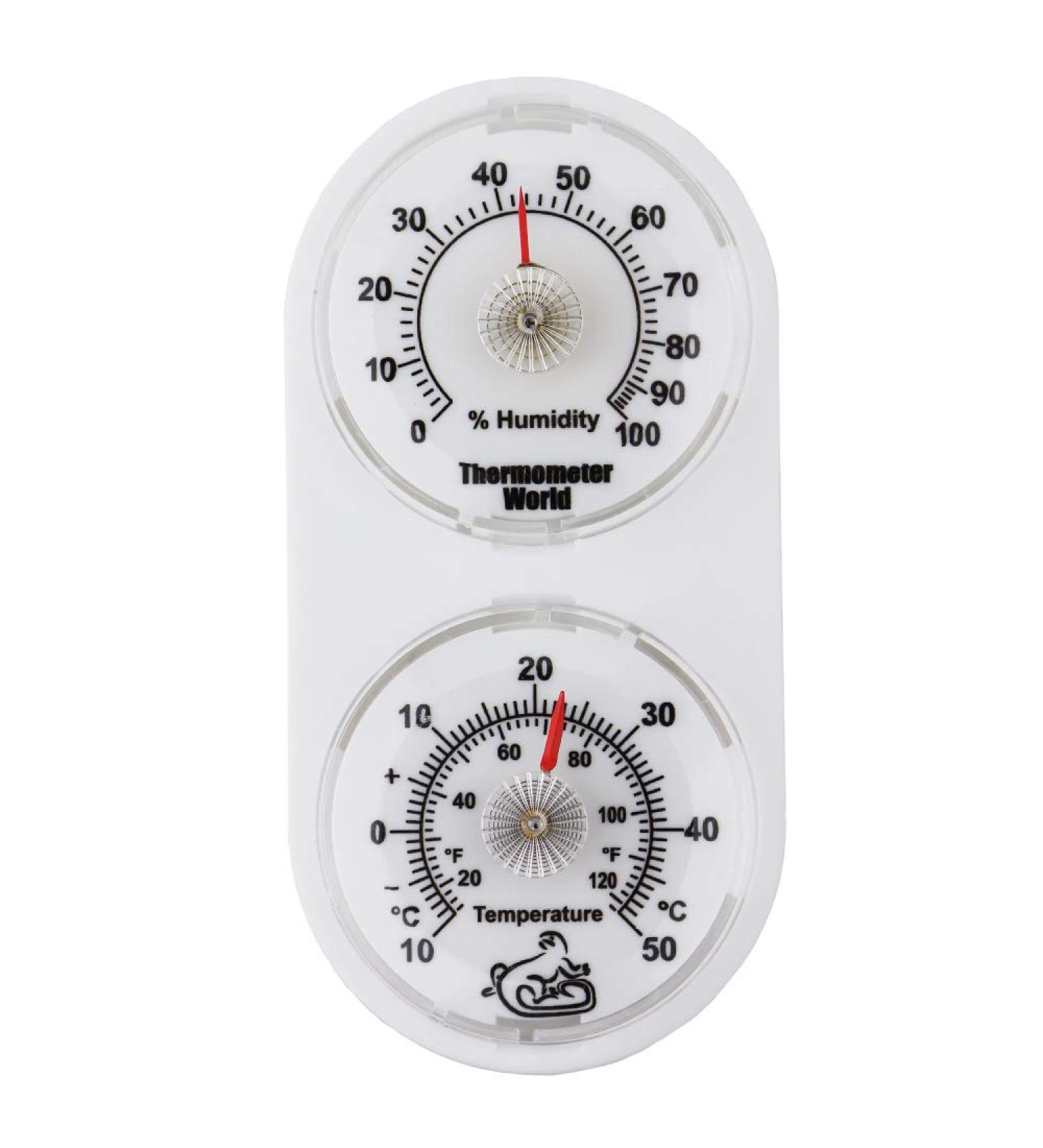 Vivarium Thermometer Hygrometer - Monitor Temperature and Humidity in Reptile Tank Vivarium - Buy Online on GoSupps.com