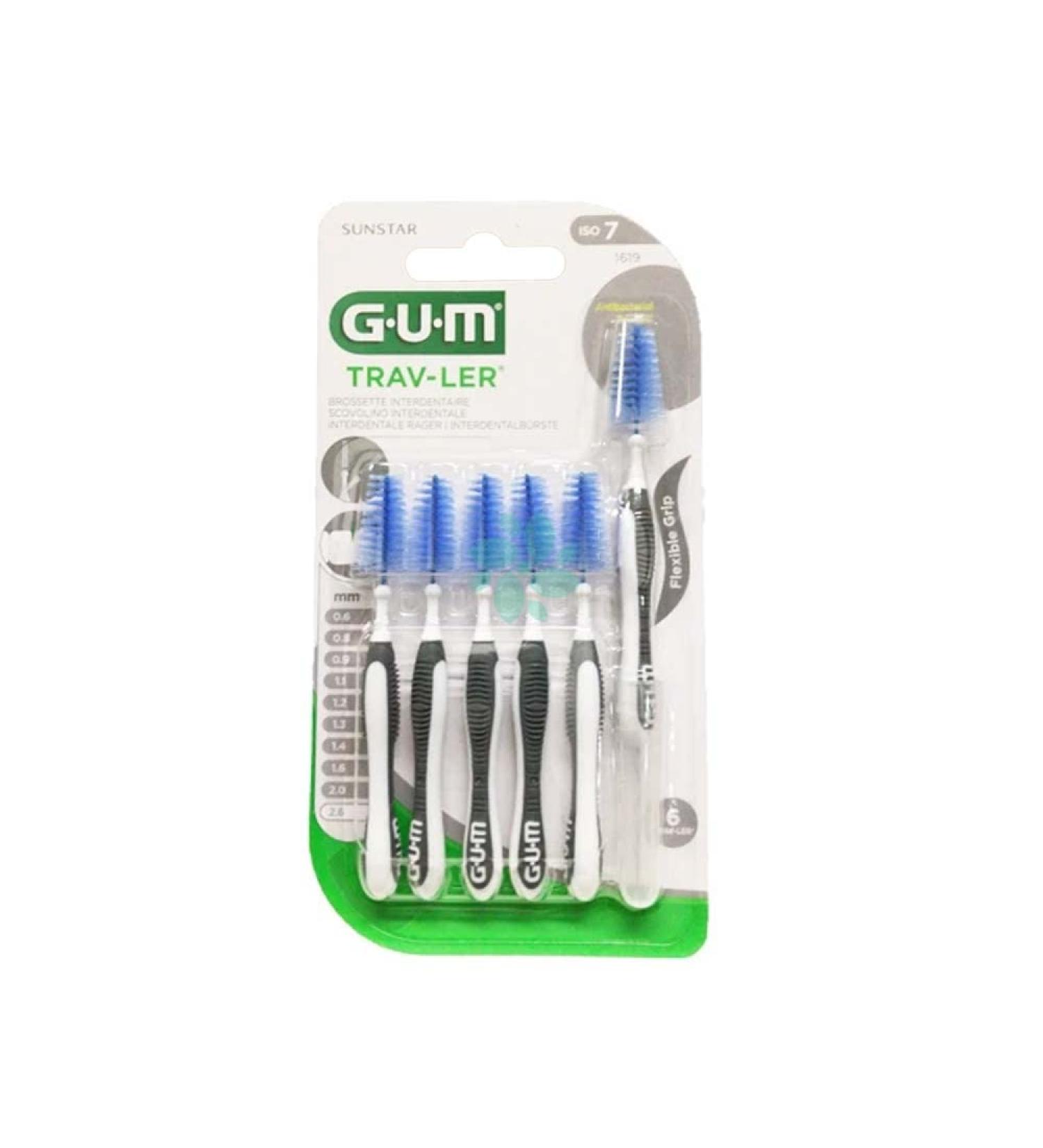 Sunstar GUM TRAV-LER ISO 7 interdental brush 2.6 mm 6 pieces