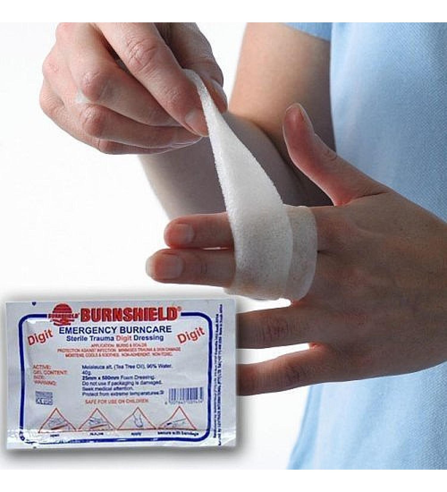 Burnshield Strip Finger Burn Dressing 2.5 X 50cm (sterile And Individually Wrapped) by Burnshield