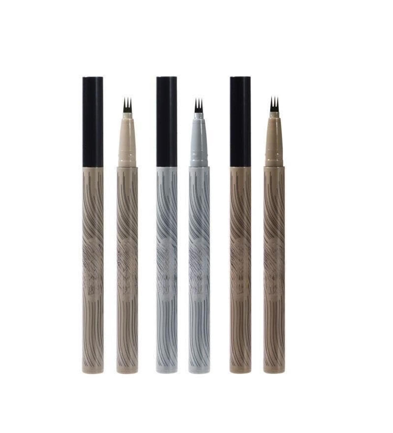 BADALO Waterproof Eyeliner Extremely Thin Eyeliner Pen Ultra Thin Long Lasting Smudge-Free Eyeliner Pen for Female Beginners (Size: 103 Cold Tea Brown)