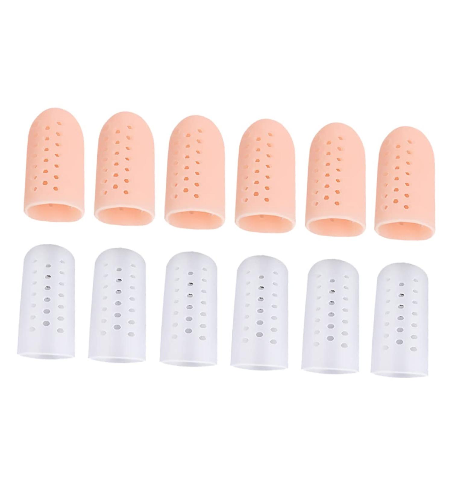 HAPINARY 6 Pairs Silicone Gel Toe Separator Foot Protectors - Toe Cushion & Sleeves for Toe Protection - Buy Online on GoSupps.com