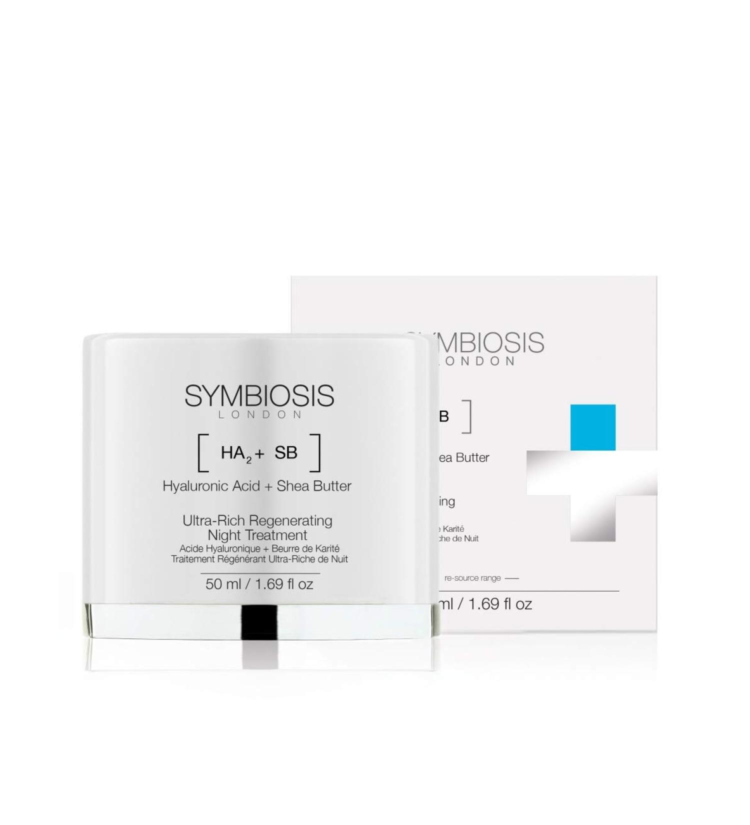 SYMBIOSIS LONDON Hyaluronic Acid + Shea Butter - Regenerating Ultra-Rich Night Cream 50 ml