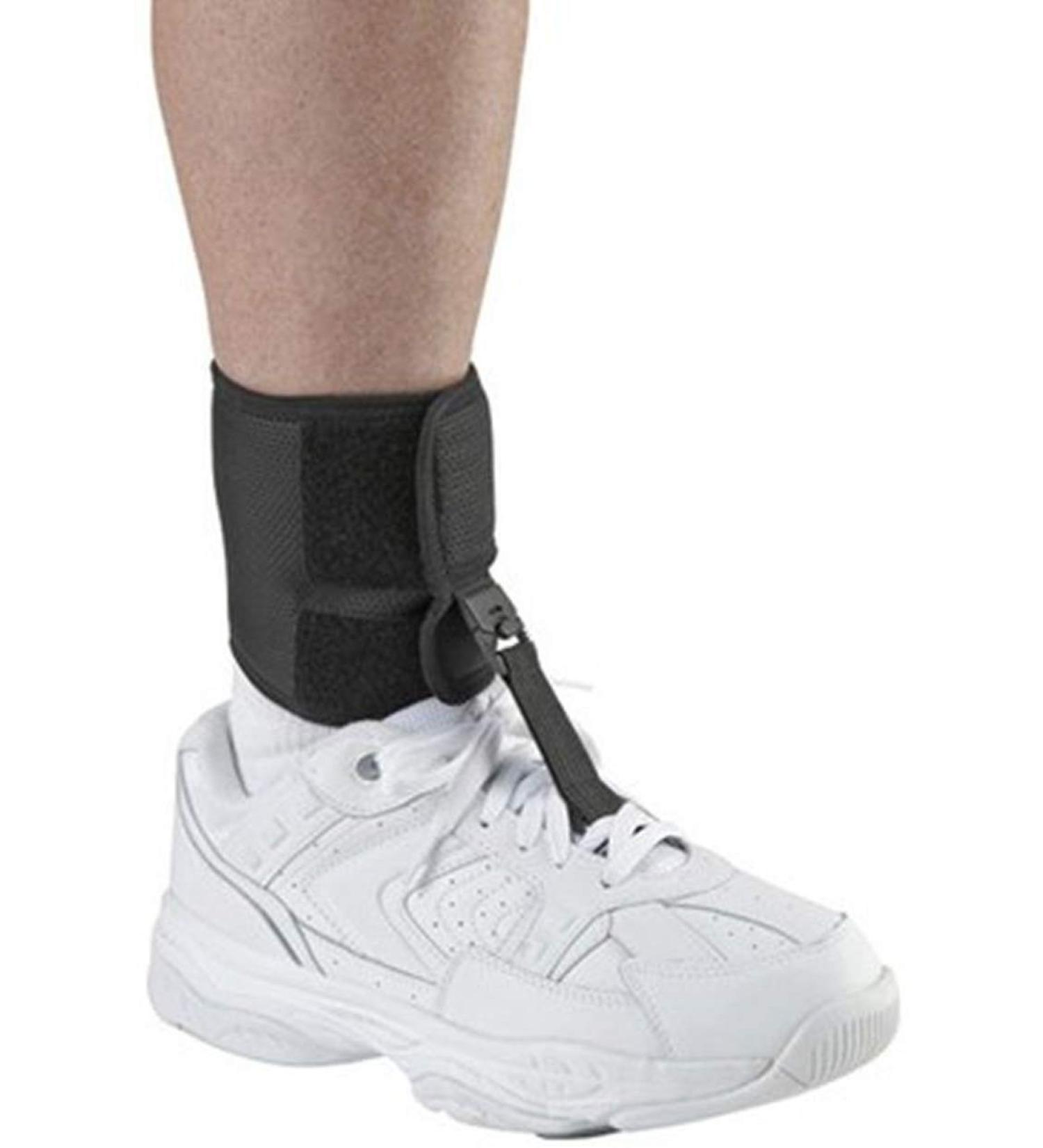 Ossur Foot-Up Drop Foot Brace | Lightweight AFO for Comfortable Support | Adjustable & Breathable | Black Medium - Buy Online on GoSupps.com