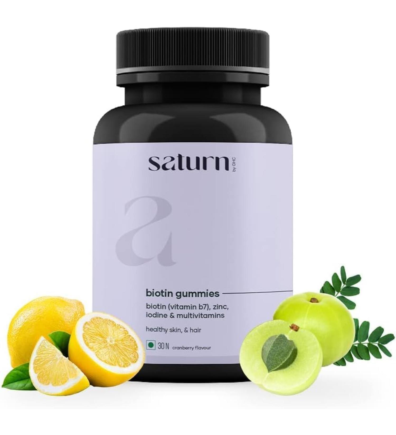 Biotin Hair Gummies - 30 Gummies | for Stronger Shinier Hair & Nails | Hair Gummies for Women | Gummies for Hair Growth - Buy Online on GoSupps.com