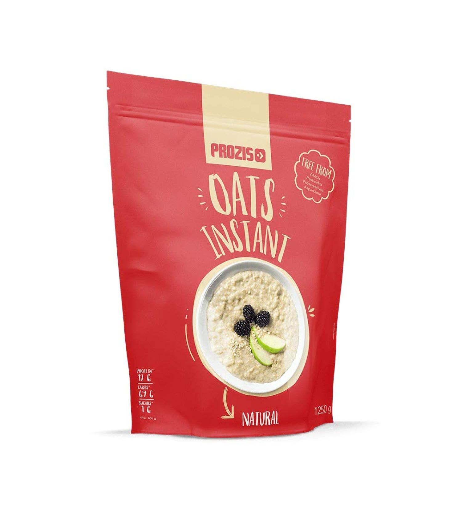 Prozis Instant Oats Powder 1250 g Natural - Buy Online on GoSupps.com