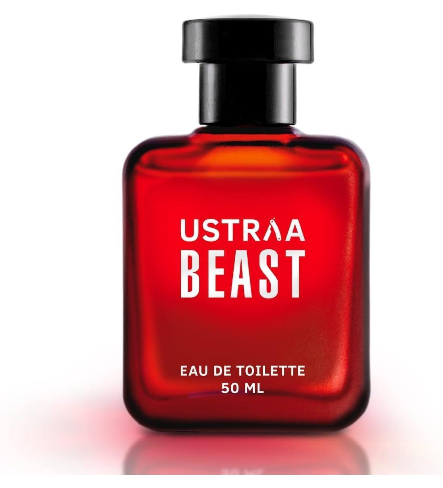 Ustr.aa Beast E.DT Perfume For Men - 50ml - Long-Lasting Masculine Fragrance | Fresh Citrusy Opening Notes Woody Smokey Heart Notes Leathery Musky Base Notes | Suited For All Occasions - Buy Online on GoSupps.com