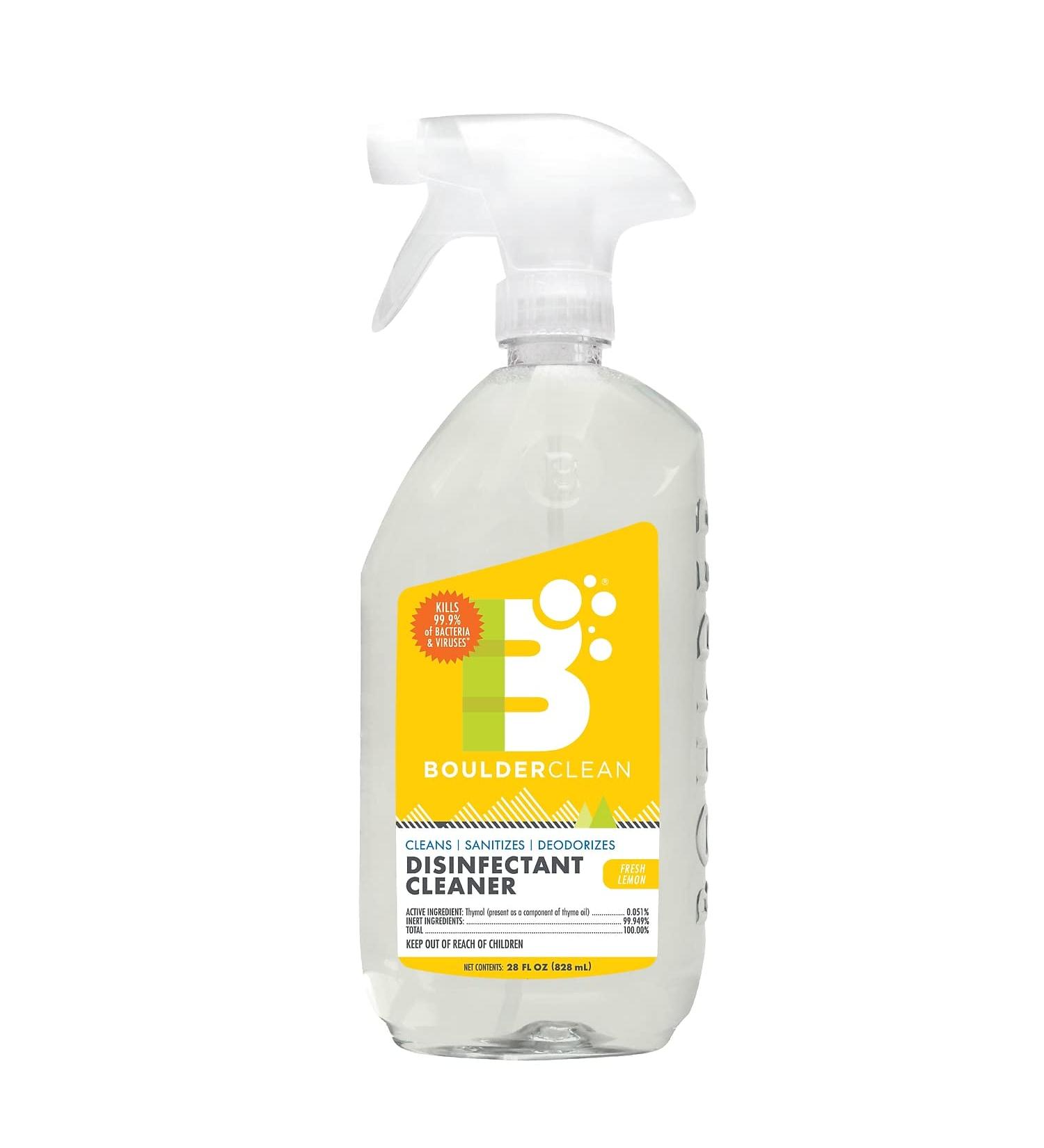 Boulder Clean Disinfectant Cleaner 28oz - Effective All-Purpose Cleaning Solution for Home & Travel - Eco-Friendly & International Shipping Available - Buy Online on GoSupps.com