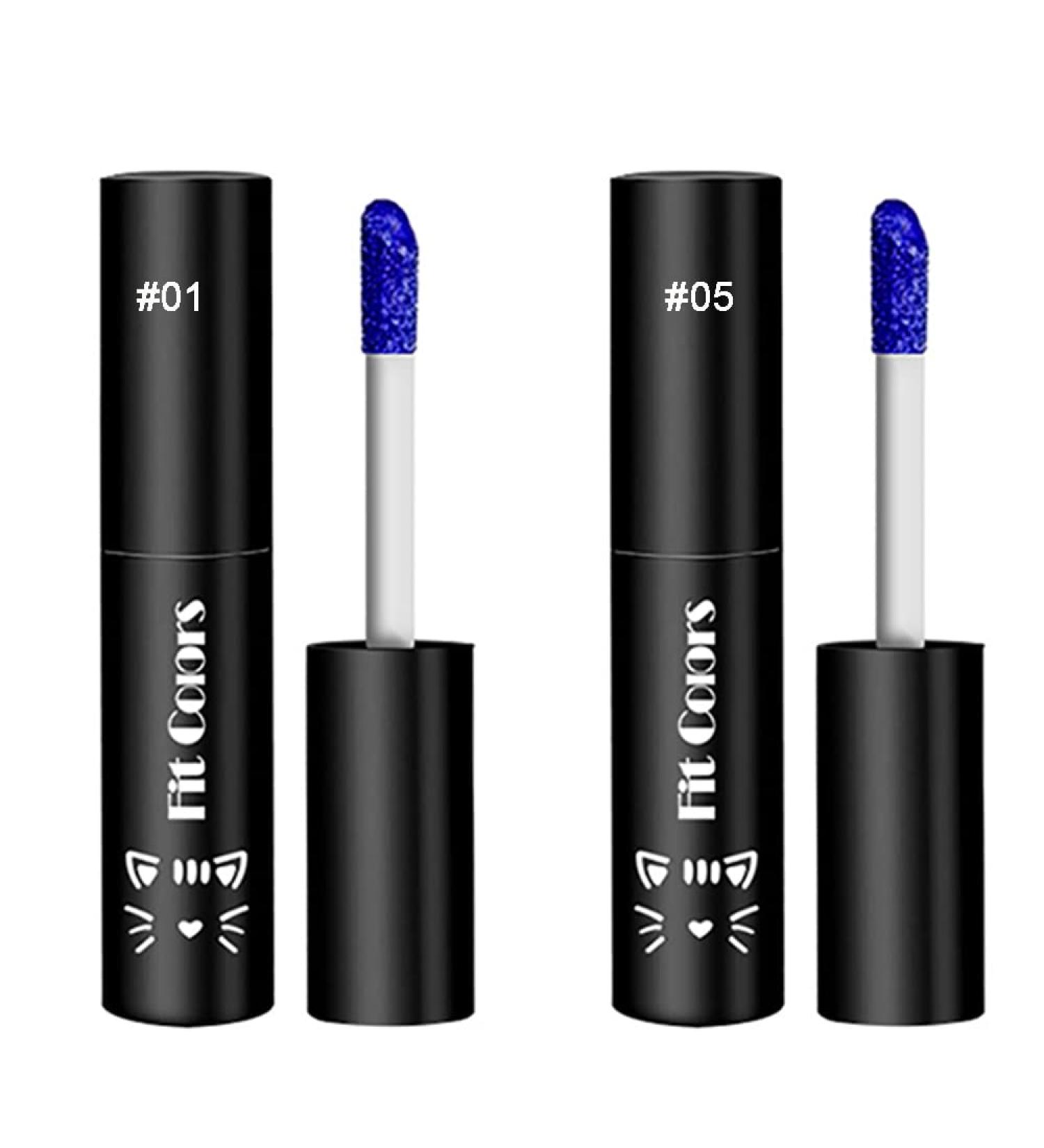 Long Lasting Peel Off Lip Stain Lip Tint Set - Matte Waterproof Lipstick for Women and Girls | 2PC Lip Tattoo Magic Color Stain (Shades 01 & 05) - Buy Online on GoSupps.com
