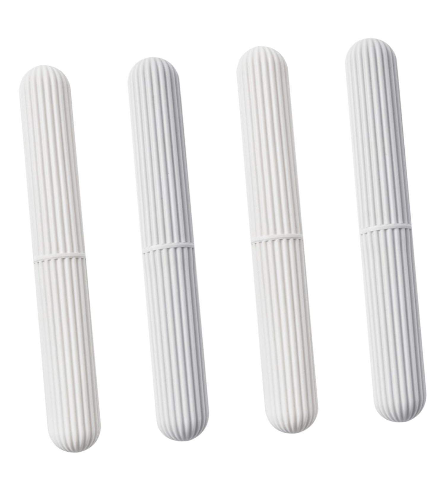 Buy TOVINANNA 4 Pack Portable Toothbrush Case | Travel-Friendly Toothbrush Storage - International Shipping Available - Buy Online on GoSupps.com
