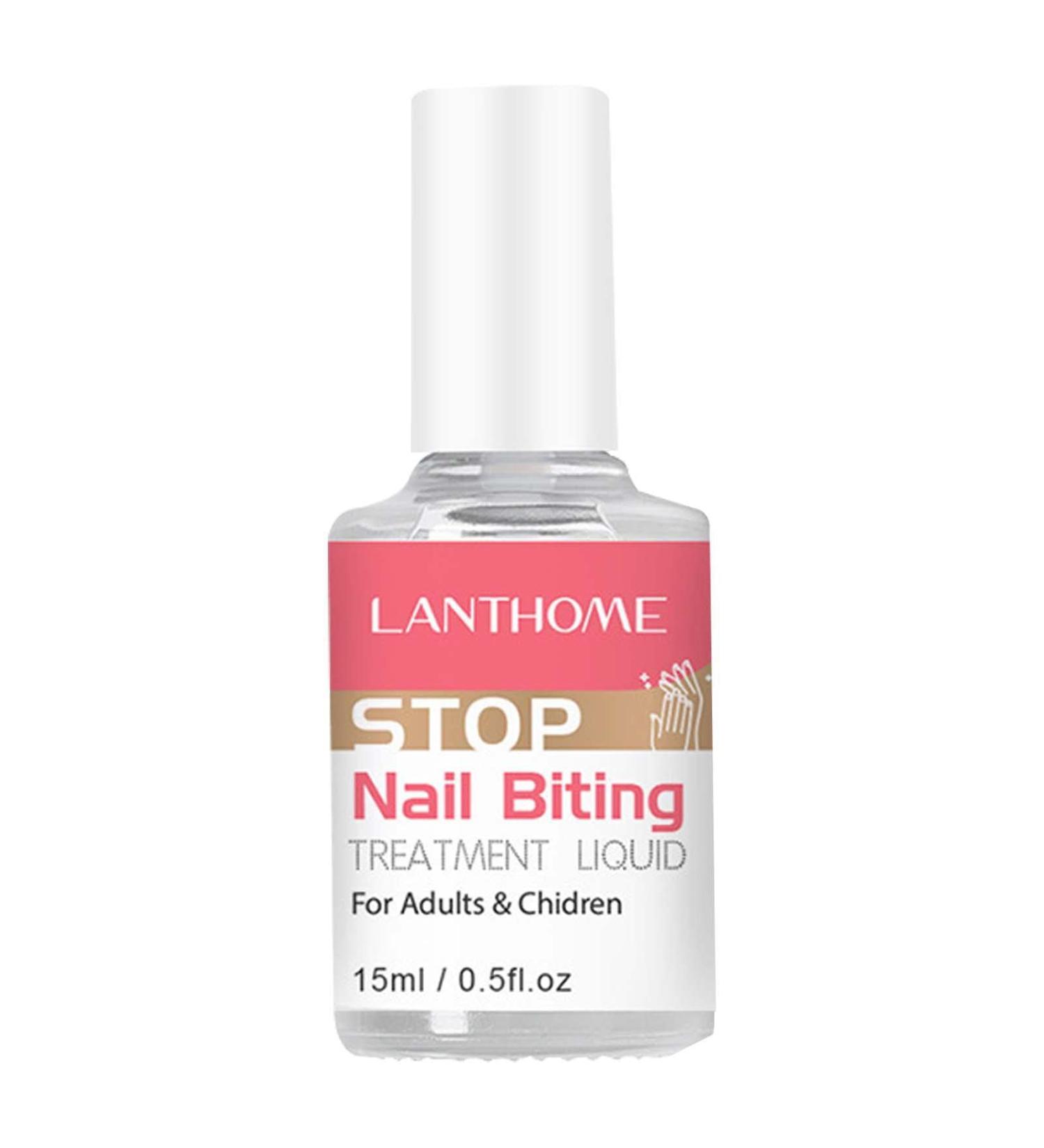  Tebinzi Anti-Nail Biting Liquid | 15ml Anti-Nail Care Liquid Effective Nail Polish - Stop Prevention Nail Polish Multi-purpose scientific nail polish for nail care Tebinzi - Buy Online on GoSupps.com