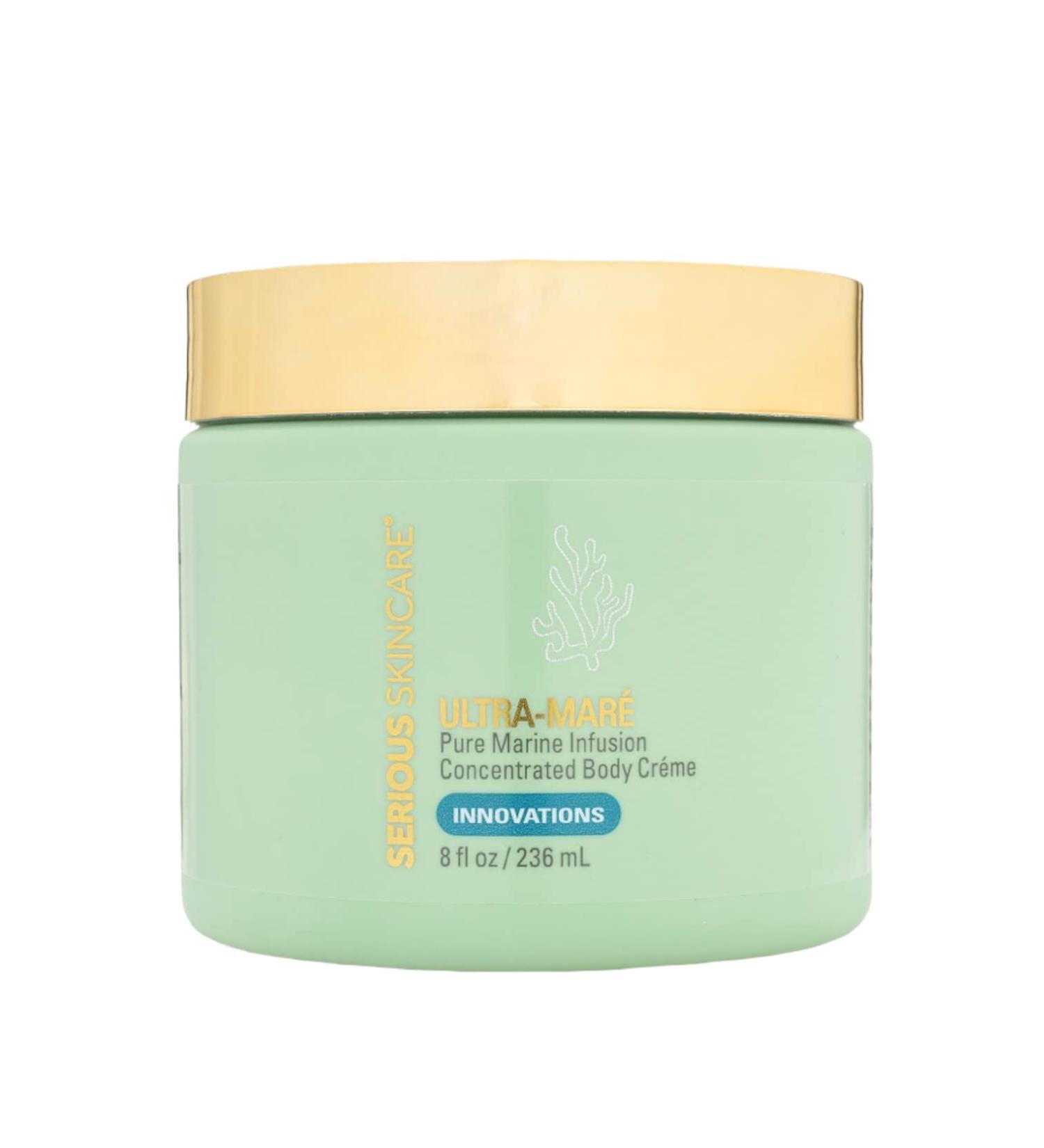 Serious Skincare Ultra-Mare Body Cream - Revitalize Dry Skin with Marine Peptides & Minerals - Shea Butter & Algae Extracts - 8 oz - International Shipping Available - Buy Online on GoSupps.com