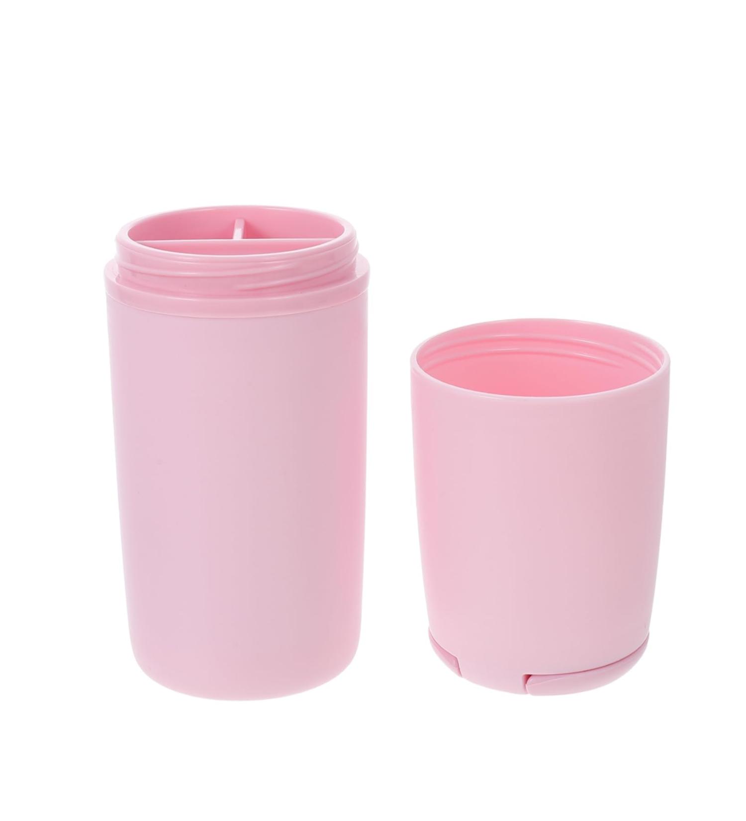 iPetboom Travel Toothbrush Storage Box & Toothpaste Case - Pink Raccoon Holder 20.5x6cm - Perfect for Outdoor Adventures & International Shipping - Buy Online on GoSupps.com