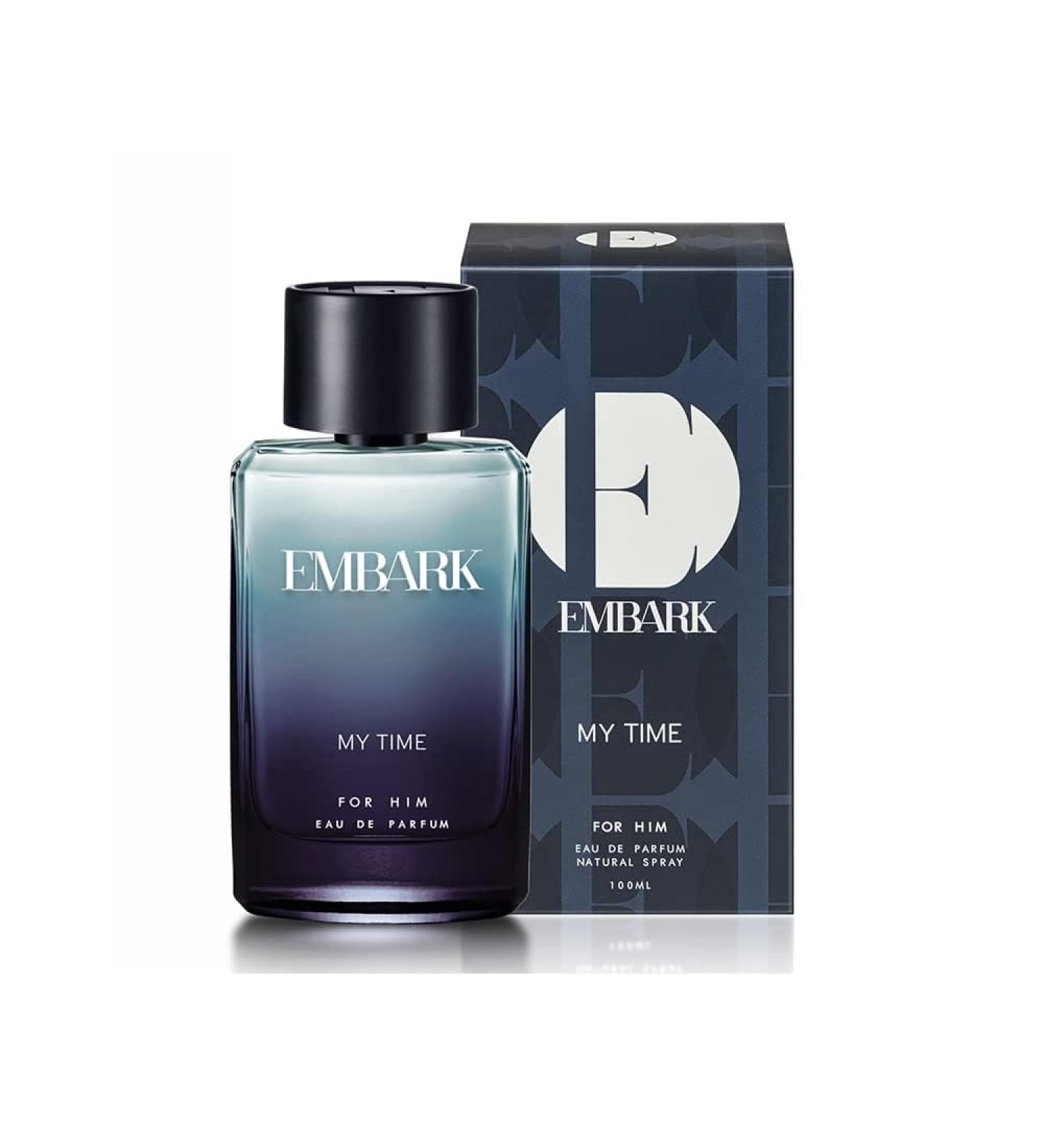EM'BARK My Time Perfume for Men | Premium Eau de Parfum | Ambery and Chypre Fragrance | 100ml (3.4 Fl Oz) - Buy Online on GoSupps.com