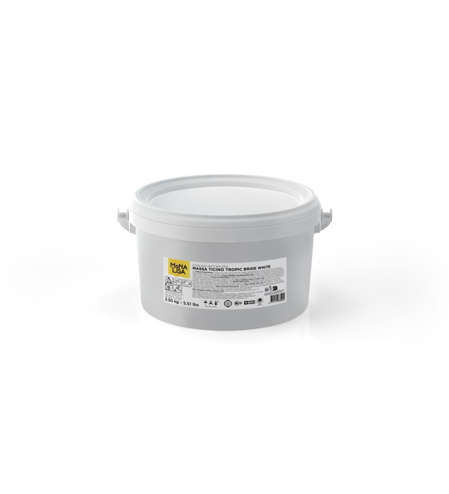 Massa Ticino Tropic Bride White 2.5kg - Premium Fondant for International Baking | Buy Online - Buy Online on GoSupps.com