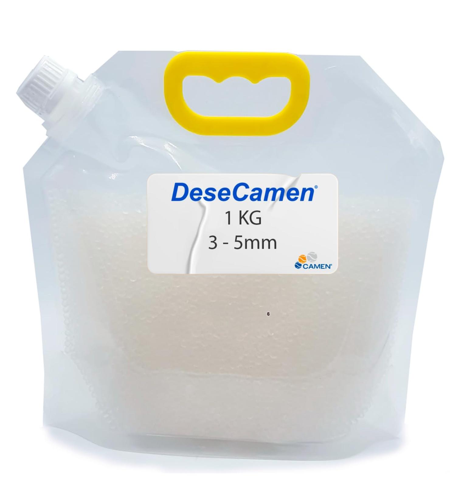 Buy DeseCamen Silica Gel Orange with Indicator - Moisture Absorption DMF & Cobalt Free 3-5 mm White - Ideal for International Shipping - Buy Online on GoSupps.com